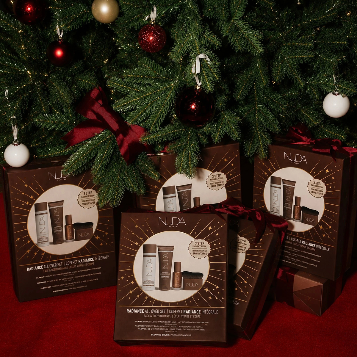 Nuda. Coffret Radiance Intégrale - Silkmilk, Glowmelt, Glowglacé et Pinceau