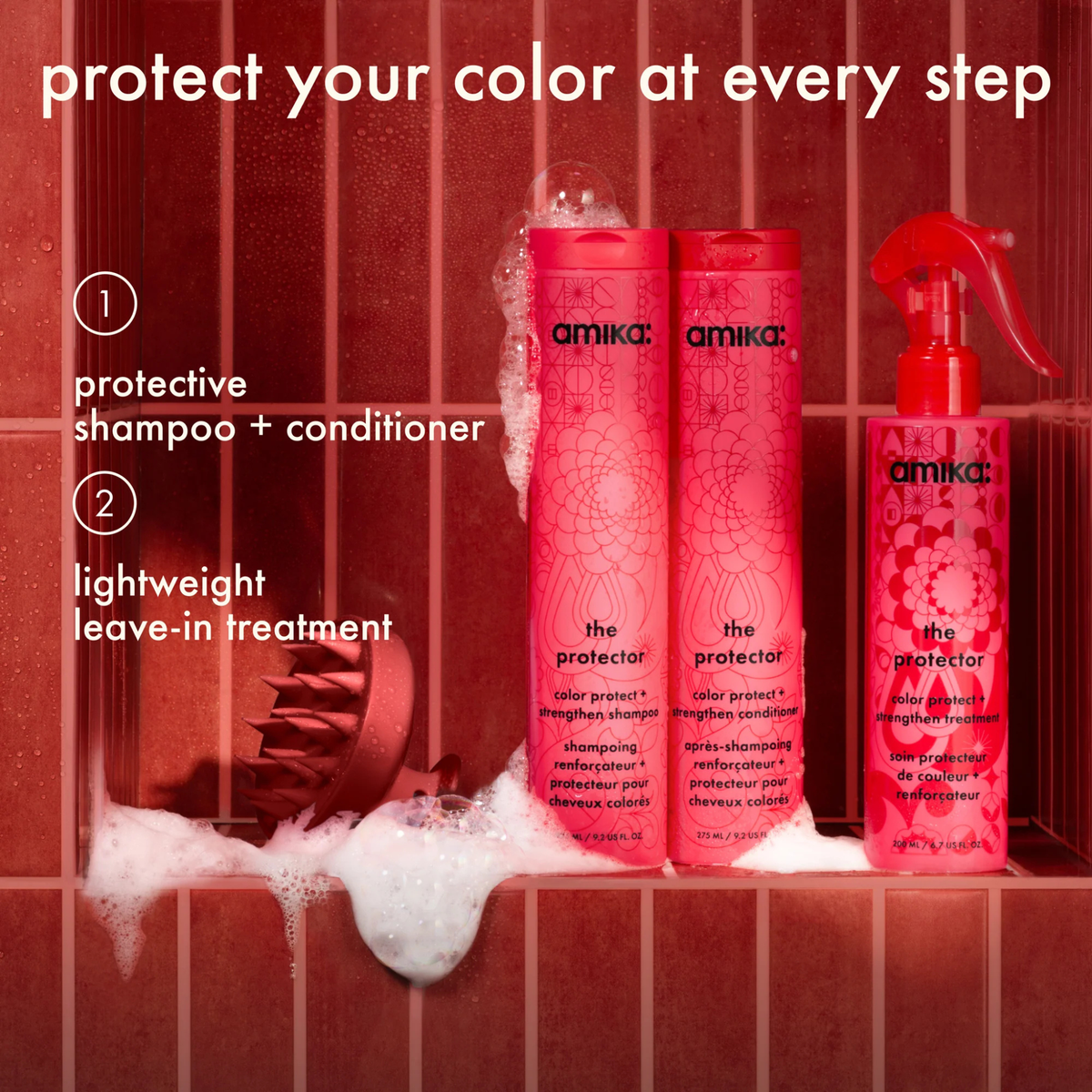 Amika. Color Protect & Strengthen Conditioner The Protector - 1000 ml