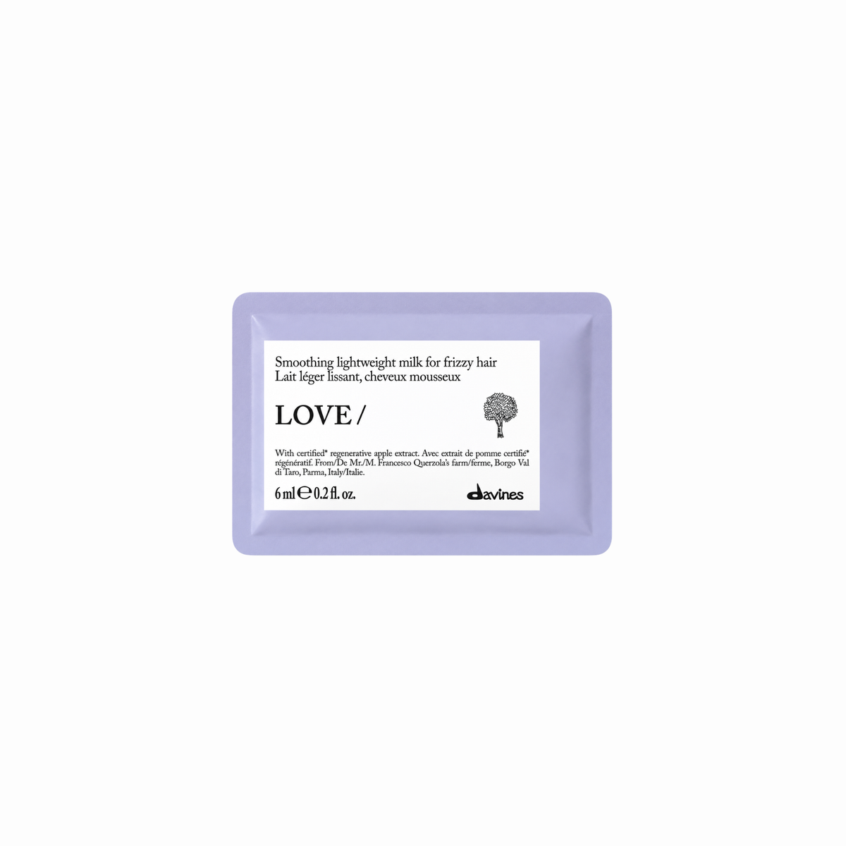 Gift with Purchase - Davines. LOVE SMOOTHING Smoothing Lightweight Milk for Frizzy Hair - 6 ml