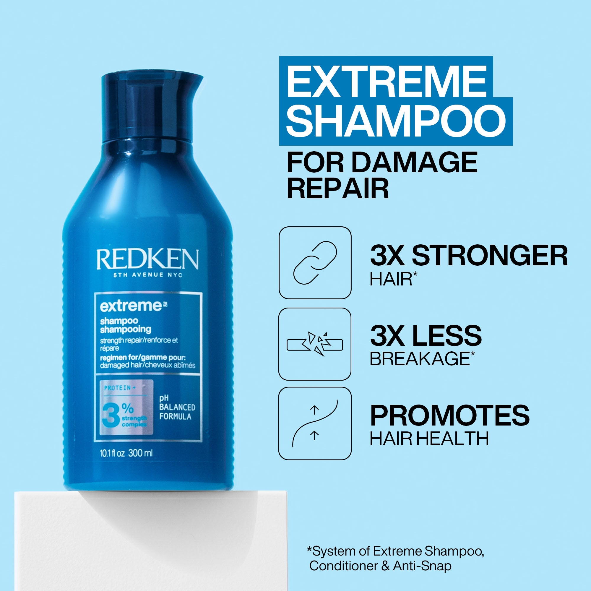 Redken. Shampoing Extreme - 300 ml