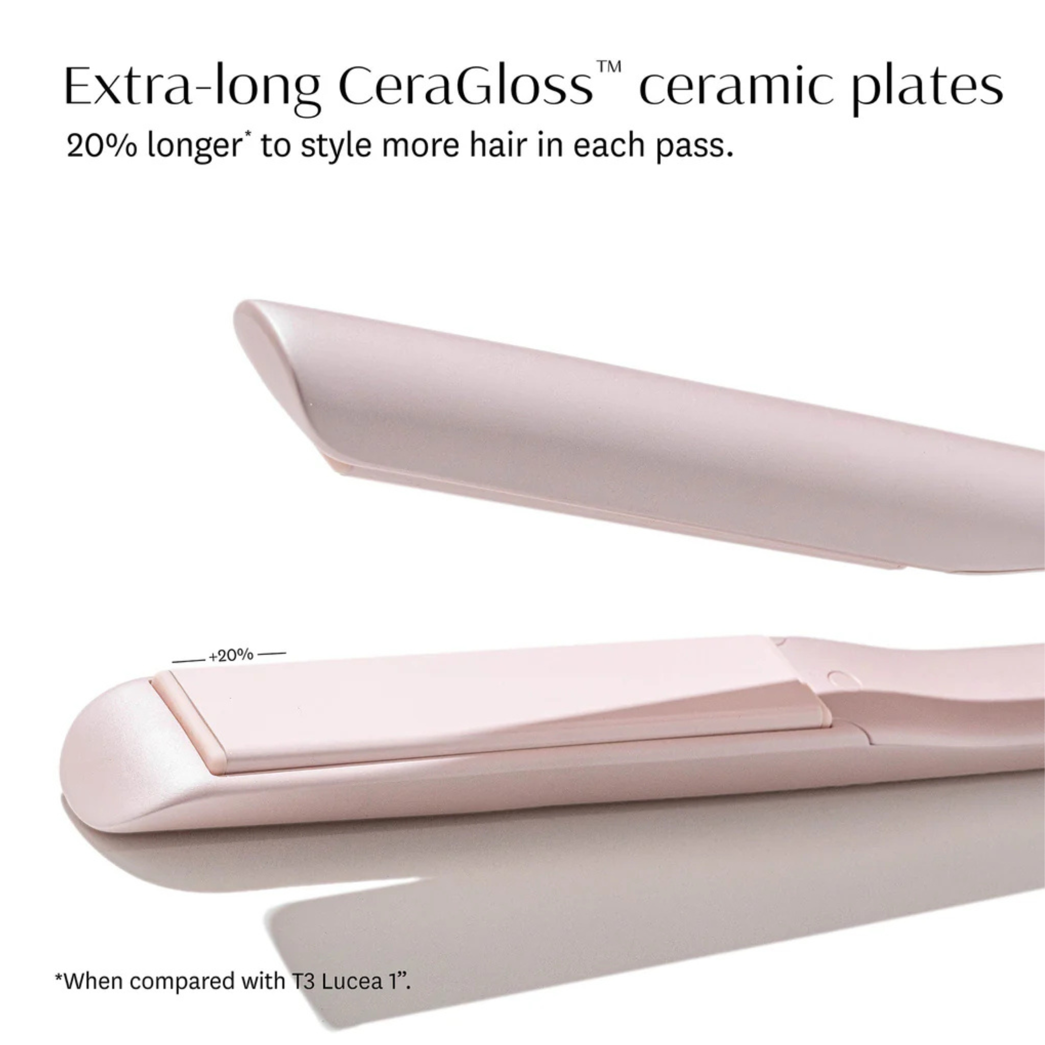 T3. Singlepass Smooth X Flat Iron Satin Blush - 1 In