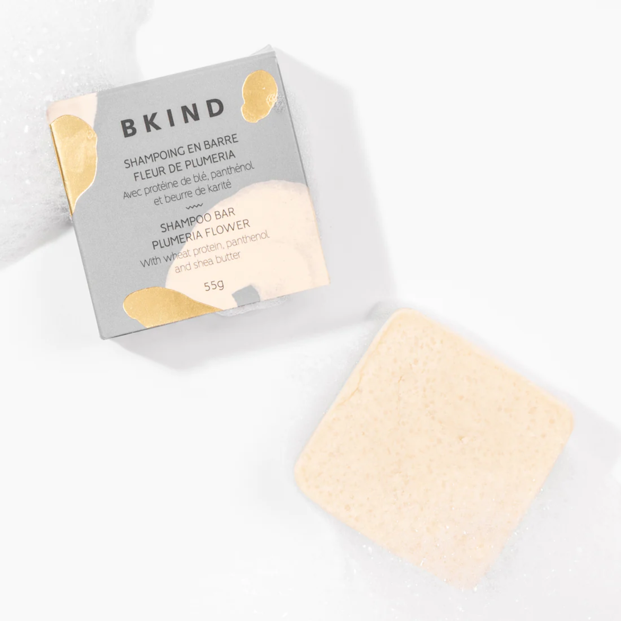BKIND. Shampoing en Barre Cheveux Bouclés & Frisés - 55 g