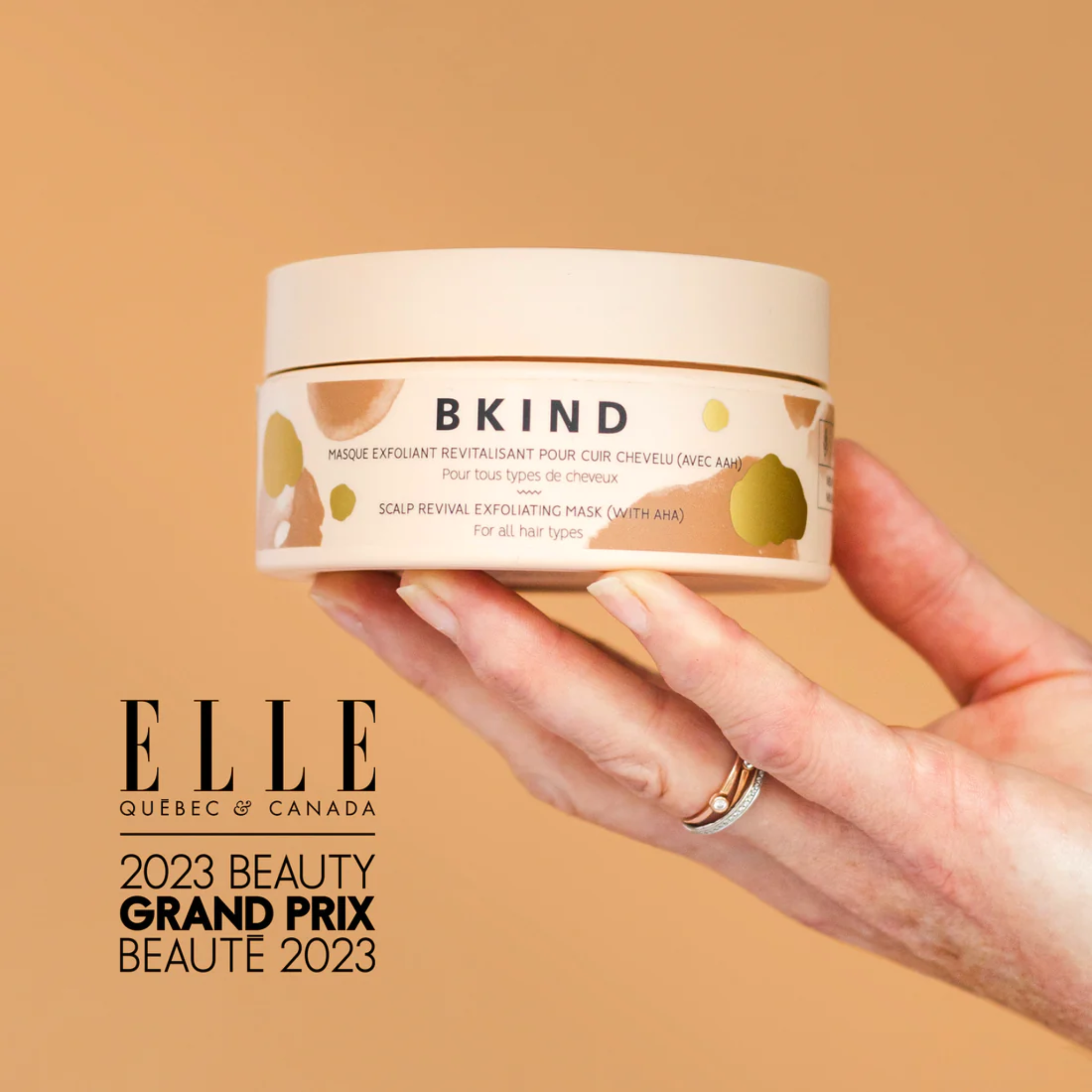 BKIND. Masque Exfoliant Revitalisant pour Cuir Chevelu Avec AHA - 200 ml