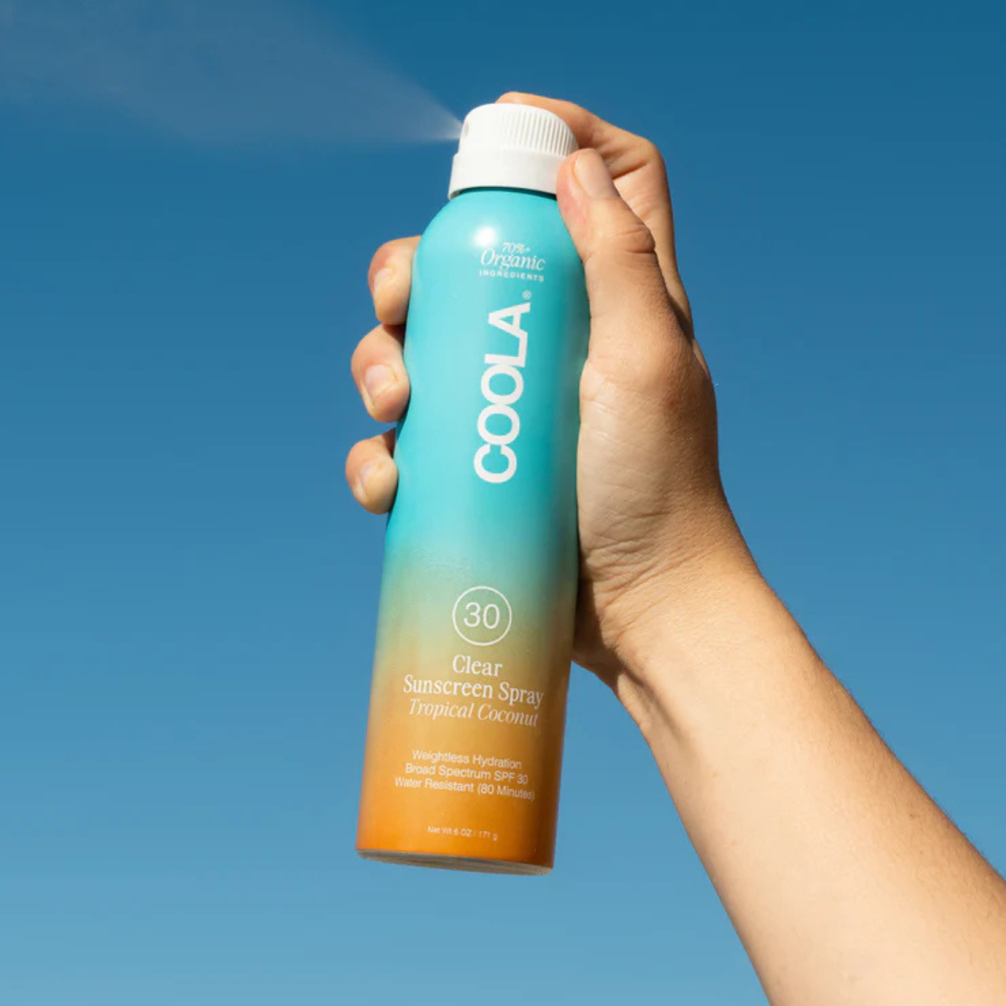 Coola. Écran Solaire en Spray Noix de Coco Tropicale FPS 30 - 177 ml