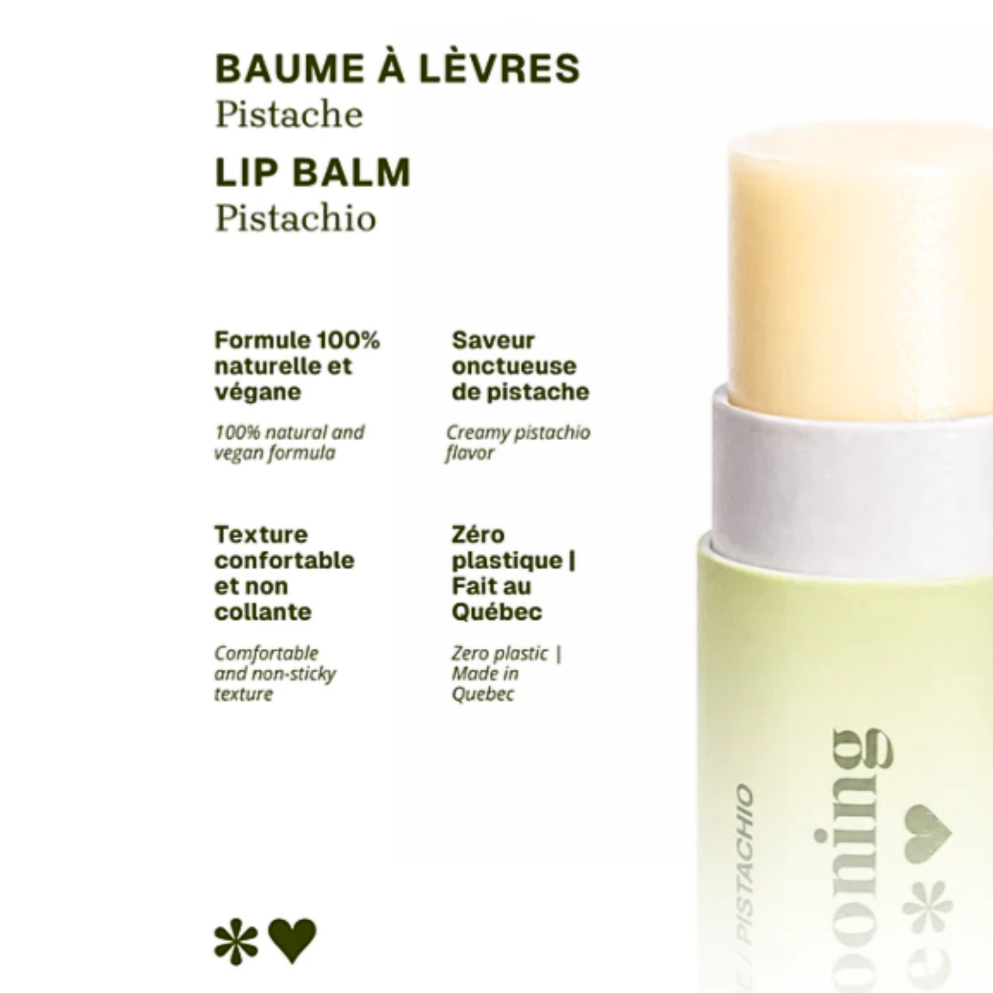Cocooning Love. Pistachio Lip Balm - 10 g