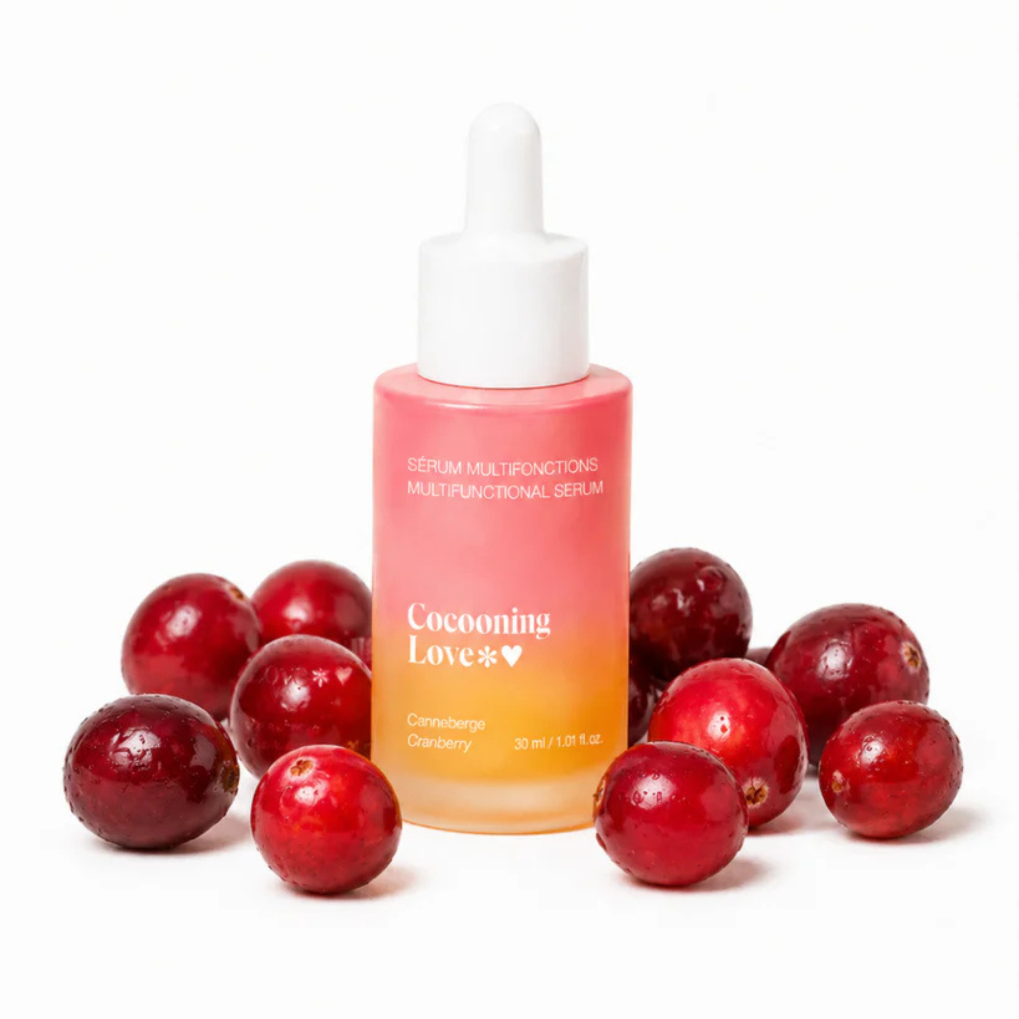 Cocooning Love. Sérum Visage Peaux Normales à Sèches Canneberge - 30 ml