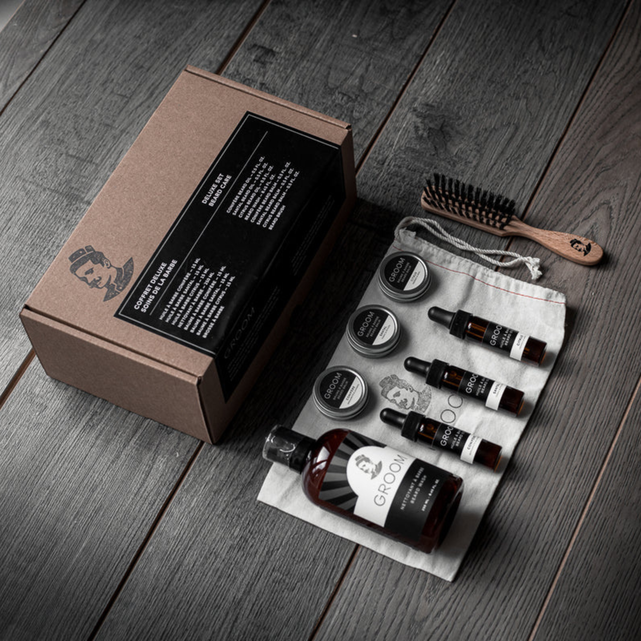 Groom. Coffret Deluxe - Soins de la Barbe