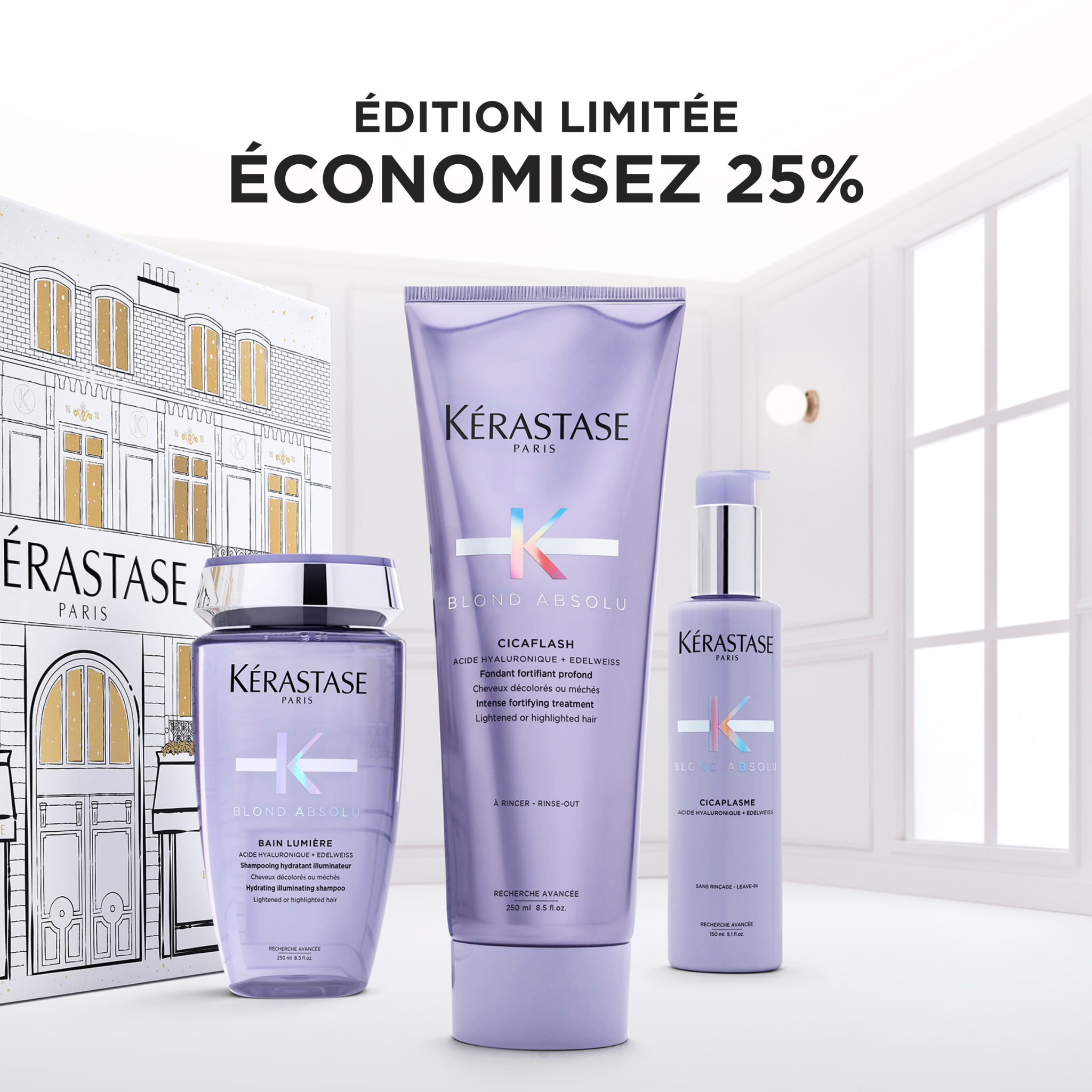 Kérastase. Holiday Gift Set - Blond Absolu (Launching September 15, 2025)