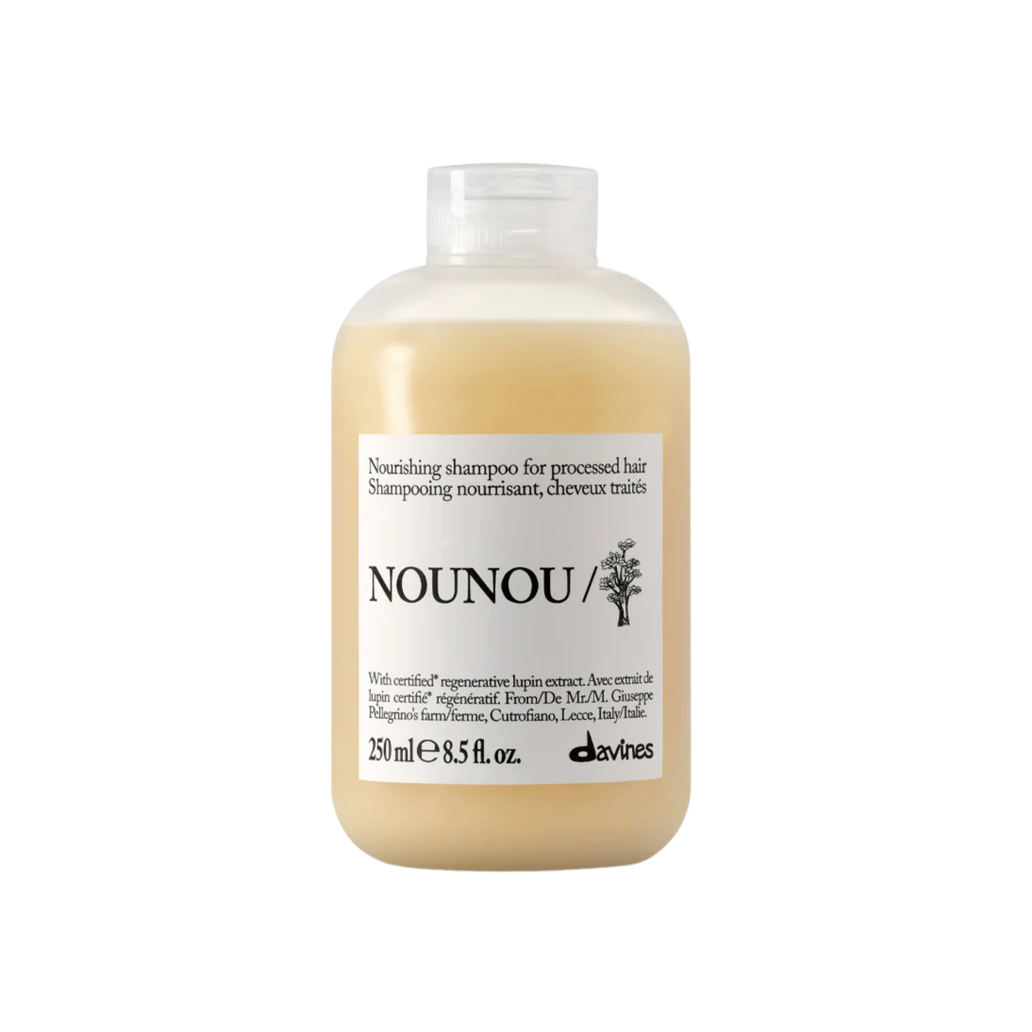 Davines. NOUNOU Nourishing Shampoo for Processed Hair - 250 ml