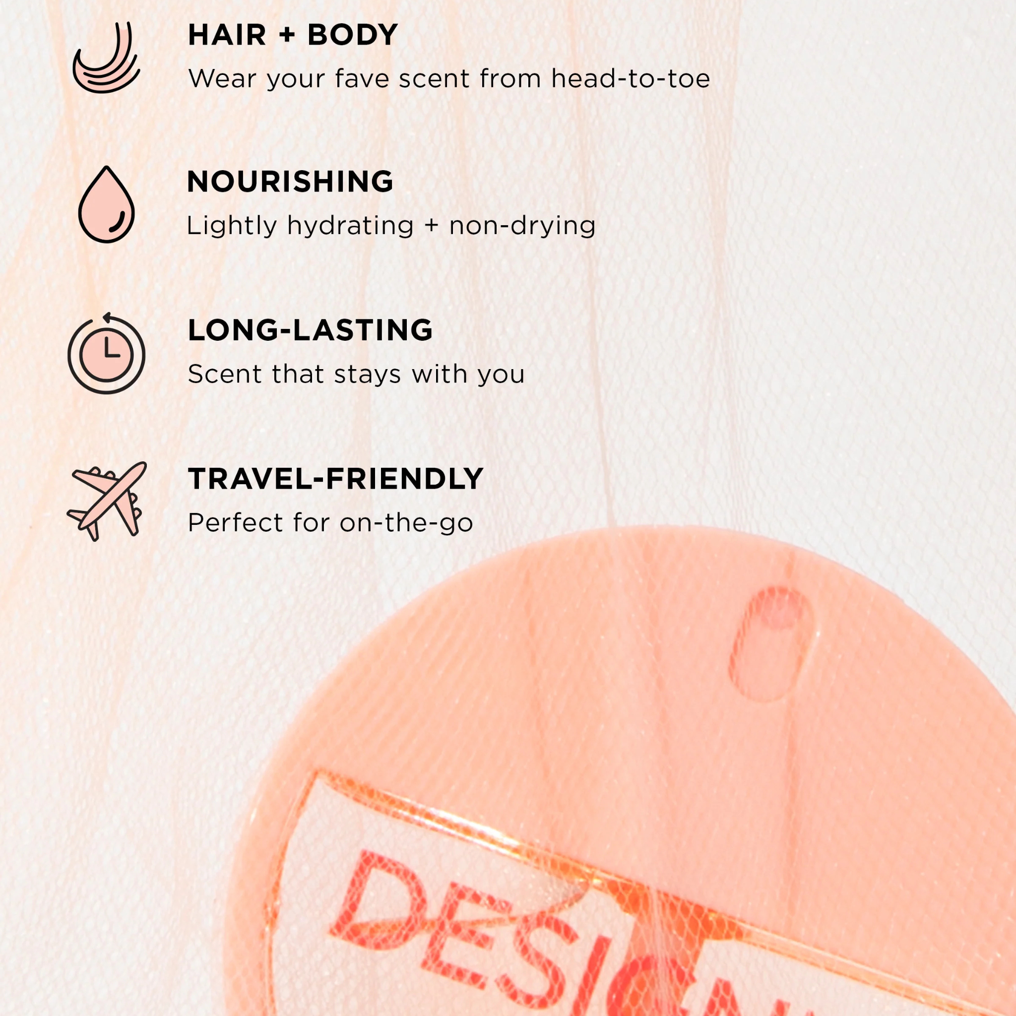 Design Me. Perfume Hair Mist - Hold.Me - 25 ml