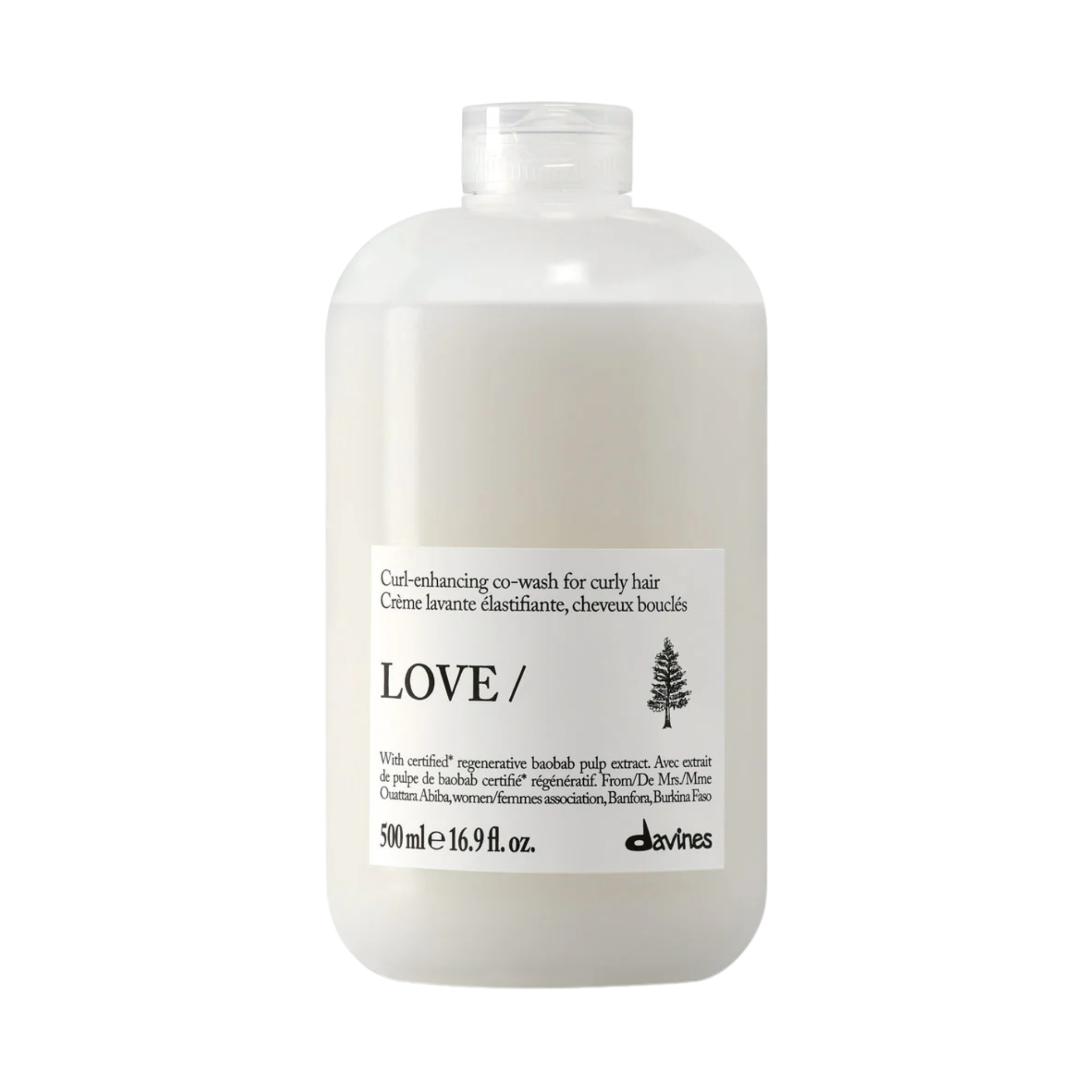 Davines. Shampoing Crème-Lavante Pour Boucles LOVE CURL - 500 ml