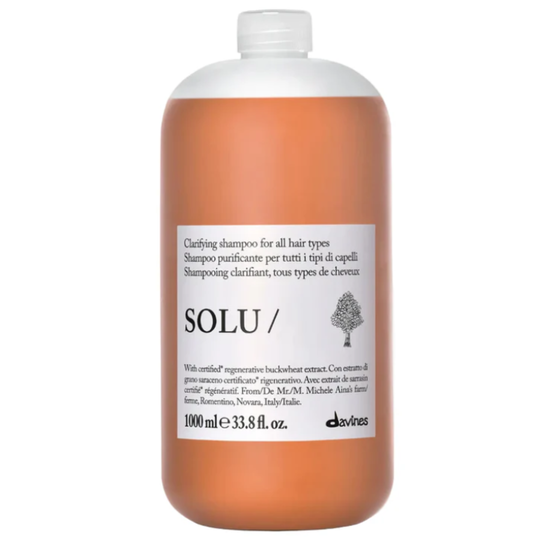Davines. SOLU Clarifying Shampoo - 1000 ml