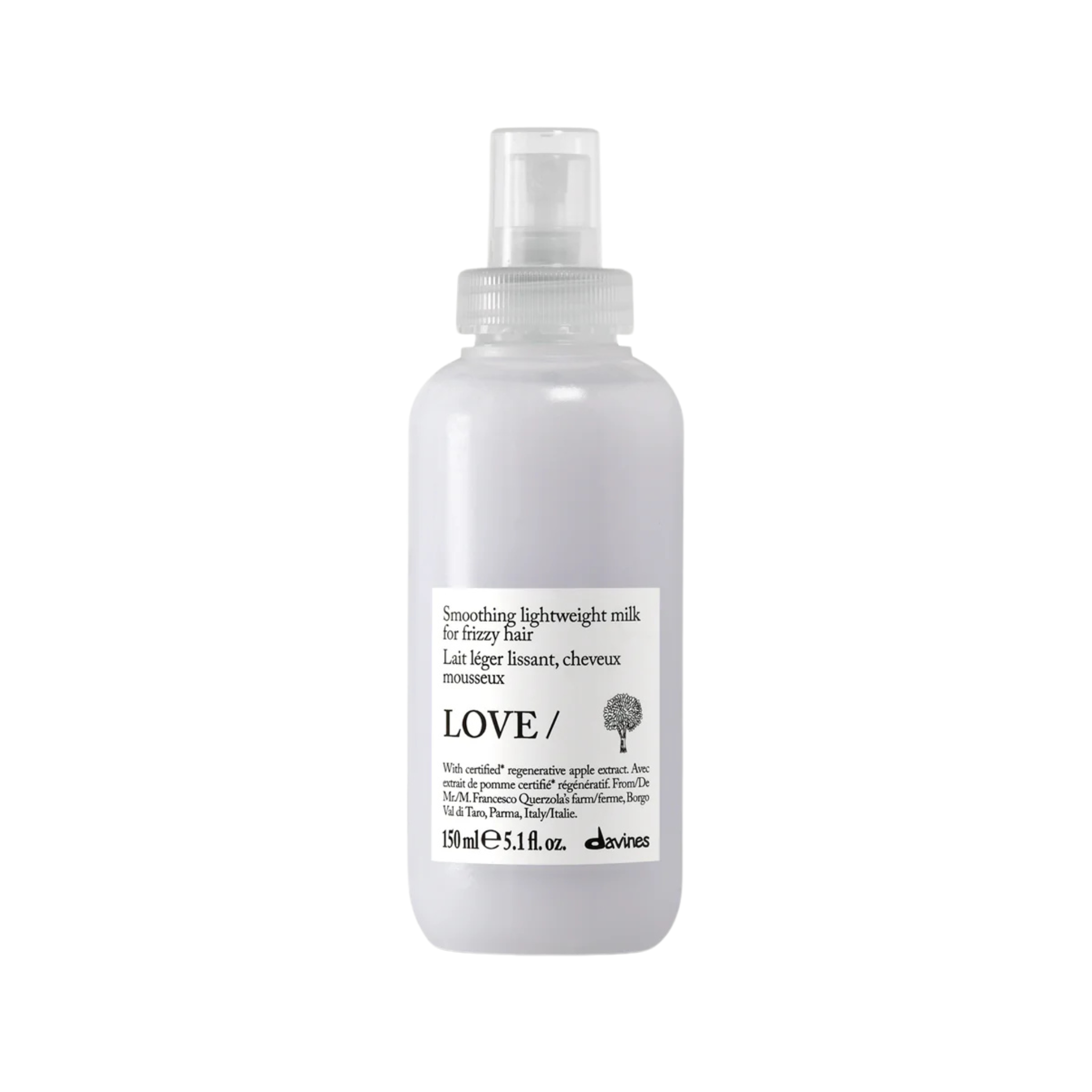 Davines. Lait Léger Lissant Cheveux Rebelles LOVE SMOOTHING - 150 ml