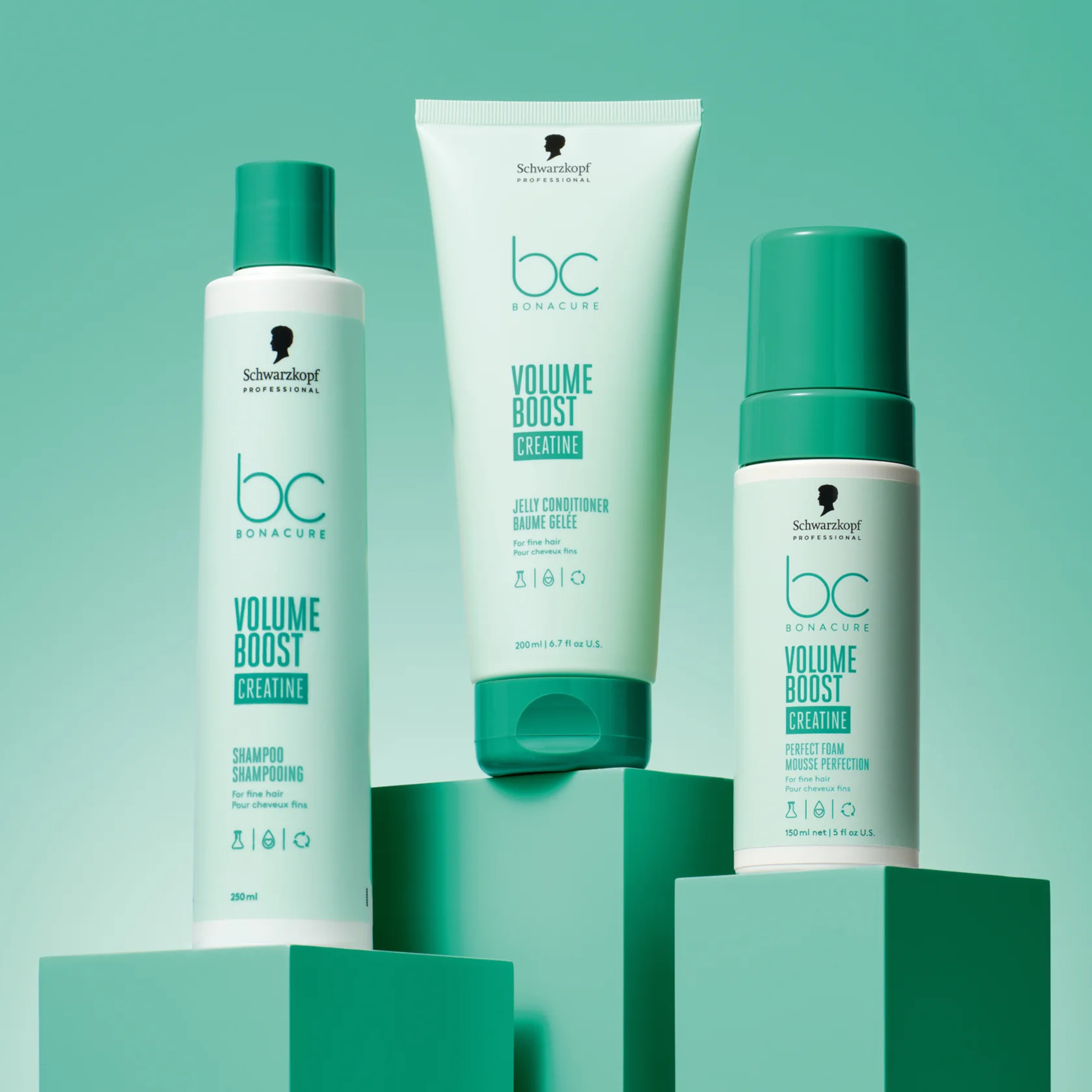 Schwarzkopf. Mousse Perfection Cheveux Fins Bonacure Volume Boost - 150 ml