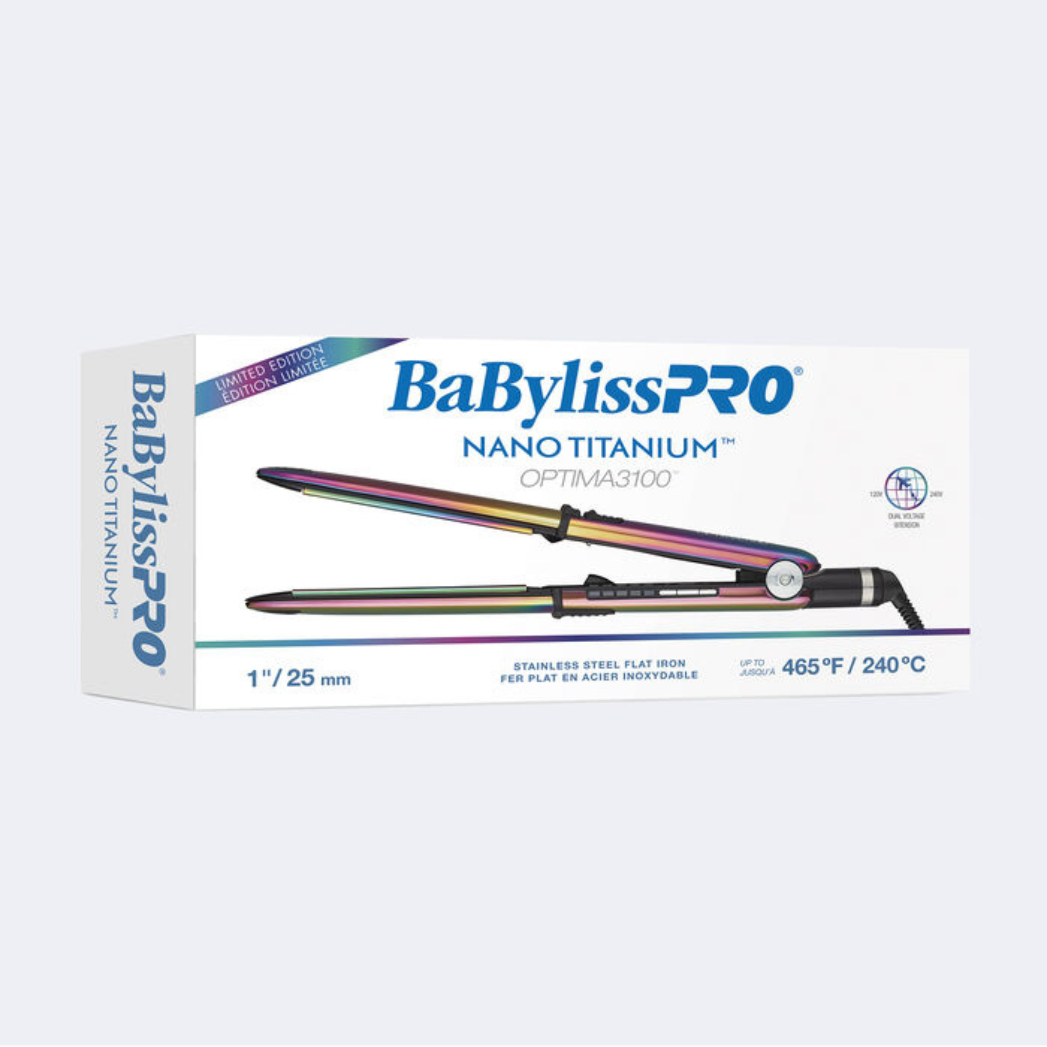 Babyliss. Fer Plat En Titane Optima 3100 Iridescent - 1 po