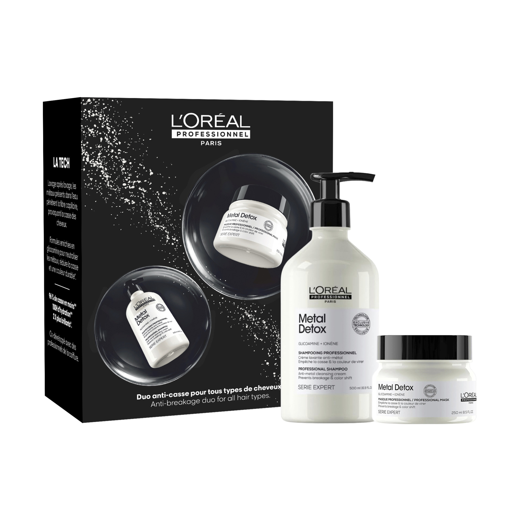 L'Oréal. Coffret Des Fêtes - Duo Metal Detox