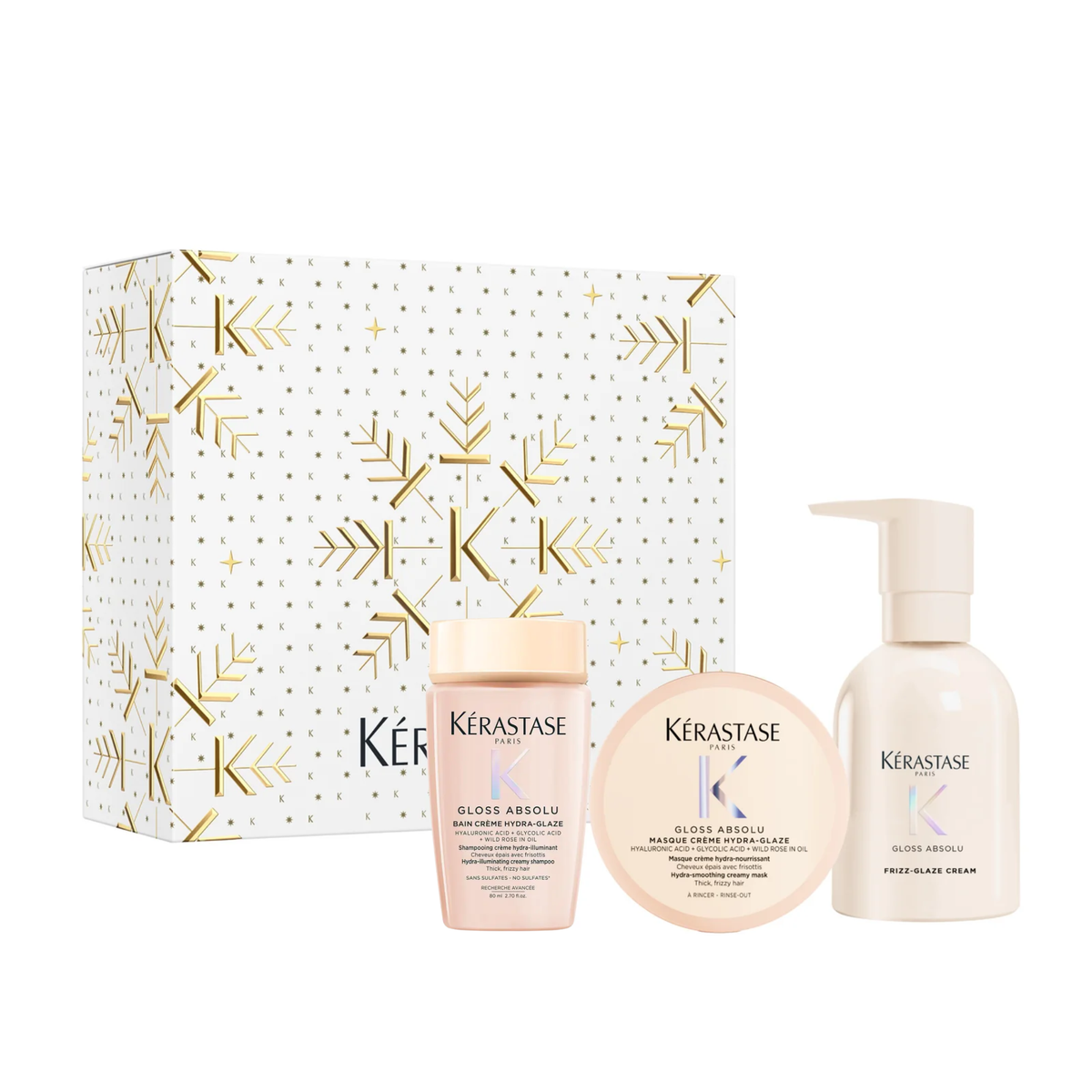 Kérastase. Coffret Des Fêtes - Gloss Absolu Format Voyage et Crème