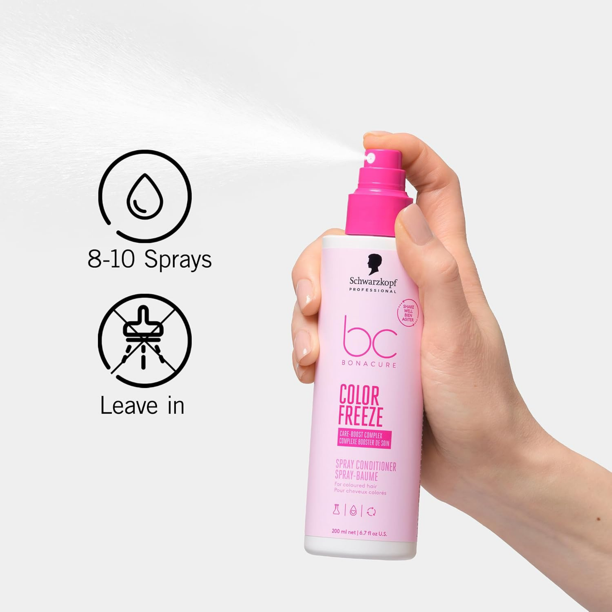 Schwarzkopf. Bonacure Color Freeze Spray Conditioner for Colour-Treated Hair - 200 ml