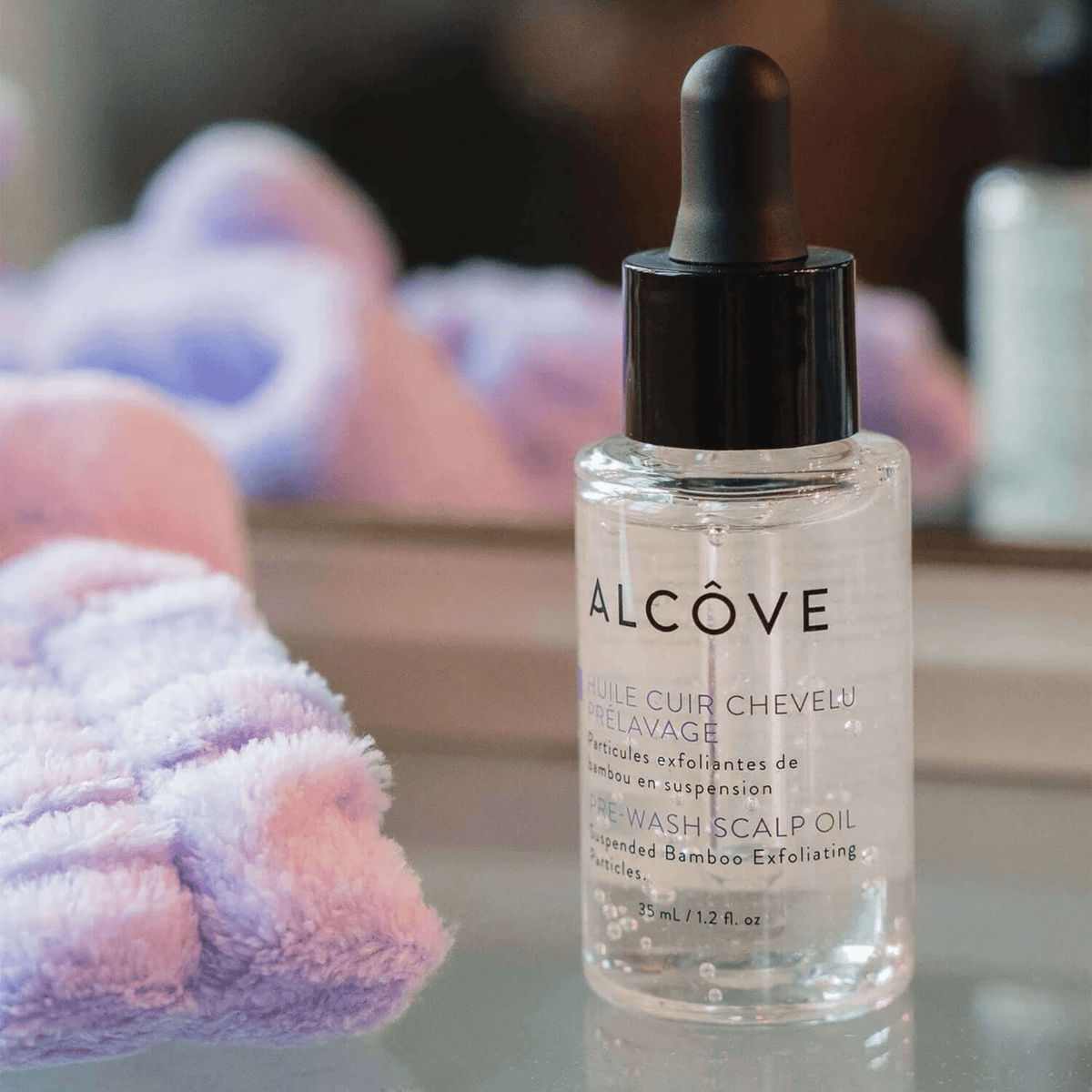 Alcove. Huile Pré-Lavage Cuir Chevelu - 35 ml - Concept C. Shop