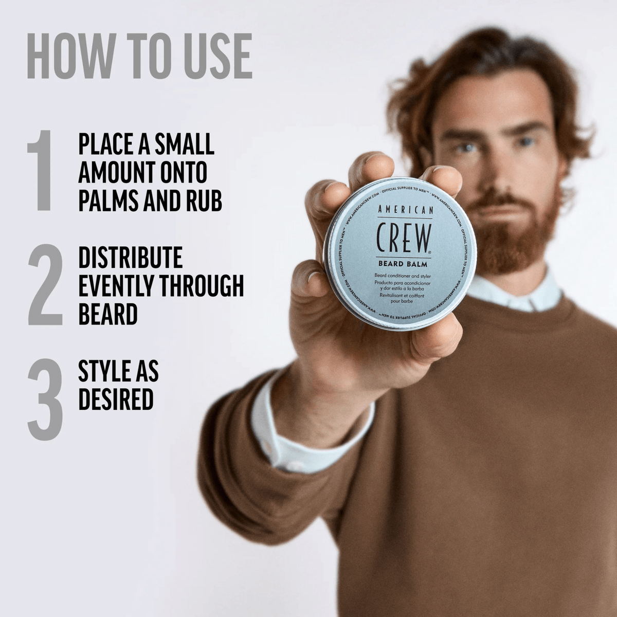American Crew. Baume à Barbe - 62 ml - Concept C. Shop