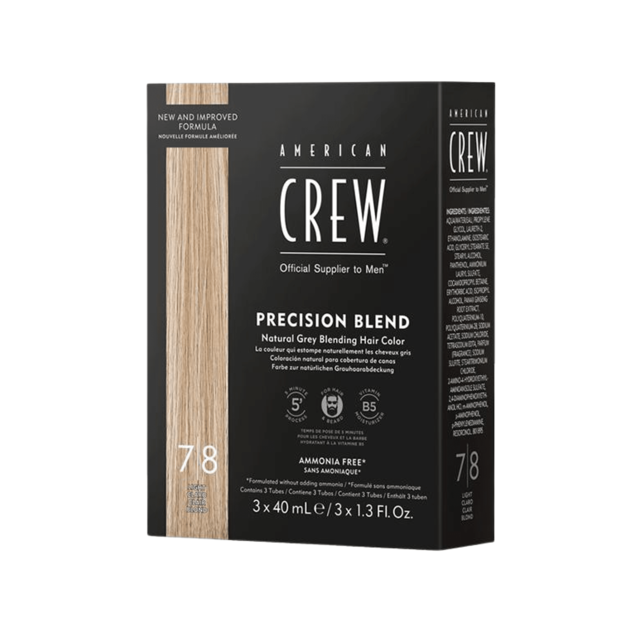 American Crew. Tube De Teinture Demi - Permanente Precision Blend - 3 x 40 ml - Concept C. Shop