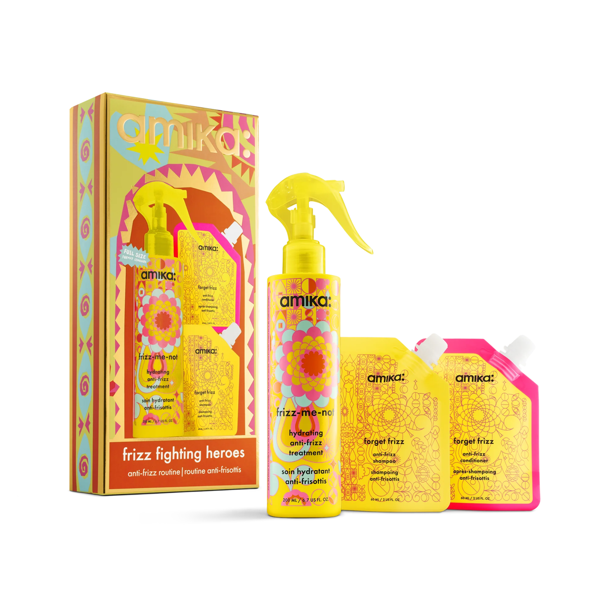 Amika. Coffret Des Fêtes - Frizz Fighting Heroes Forget Frizz - Concept C. Shop