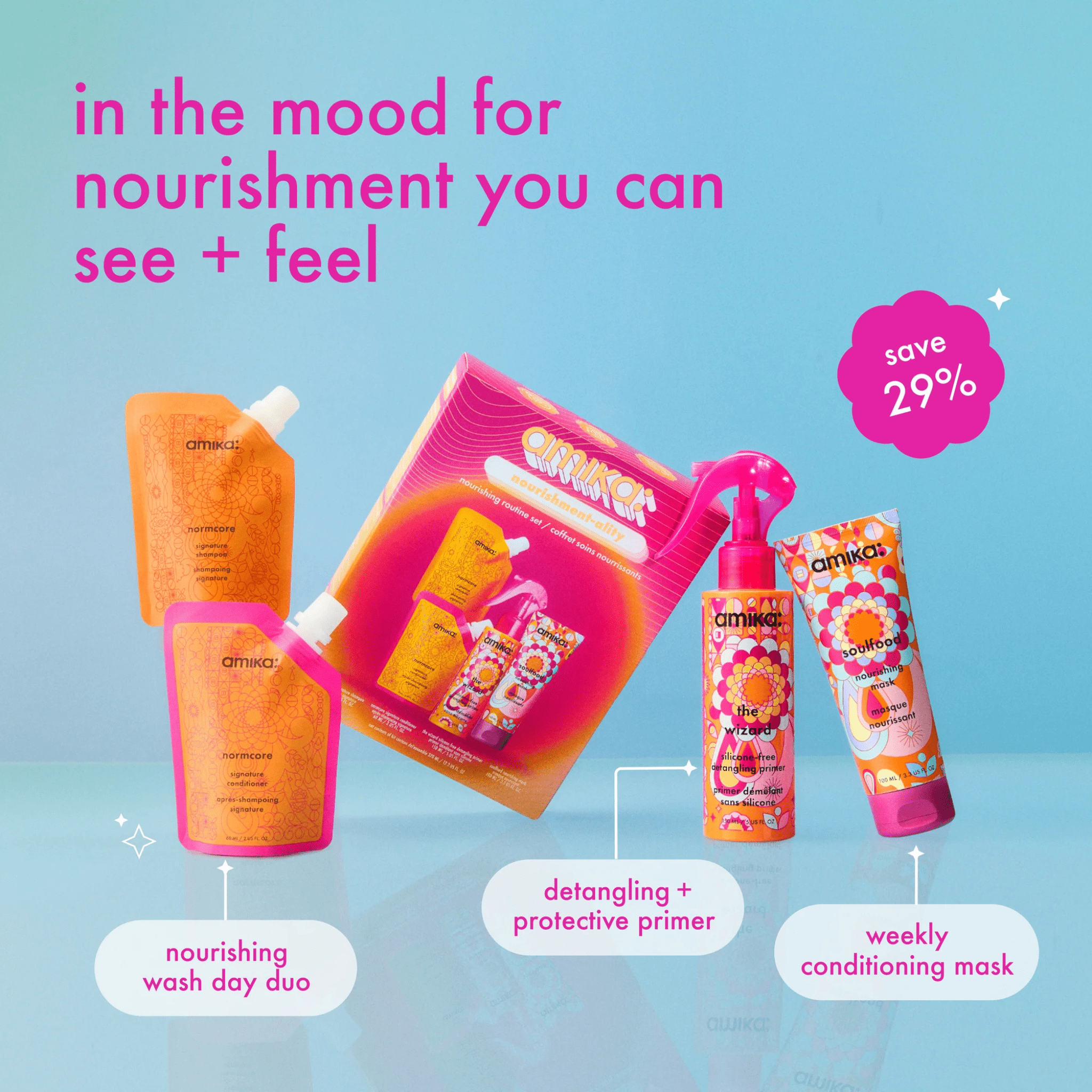 Amika. Coffret Des Fêtes Nourishment - Ality - Normcore - Concept C. Shop