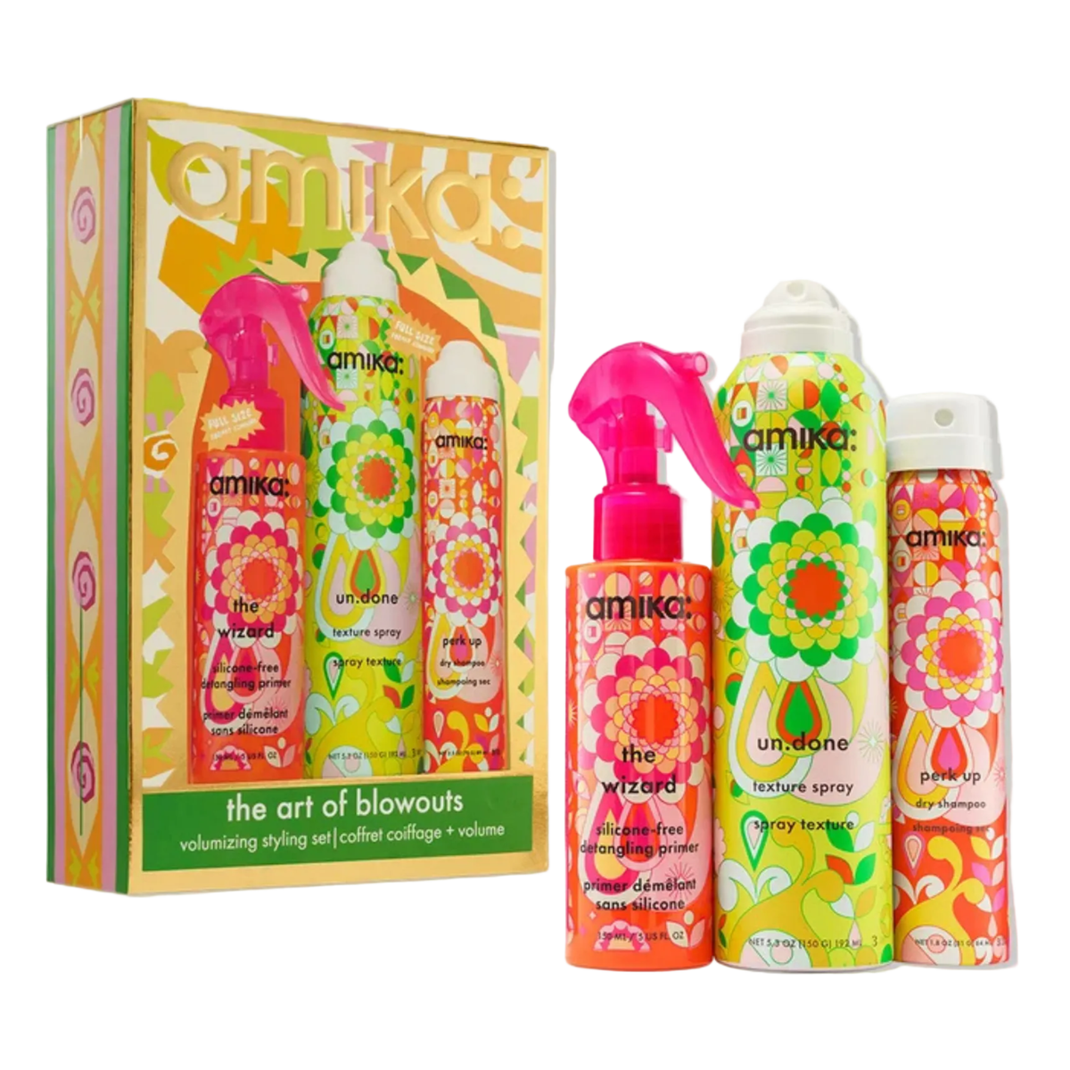 Amika. Coffret Des Fêtes - The Art Of Blowout - Coiffage et Volume - Concept C. Shop