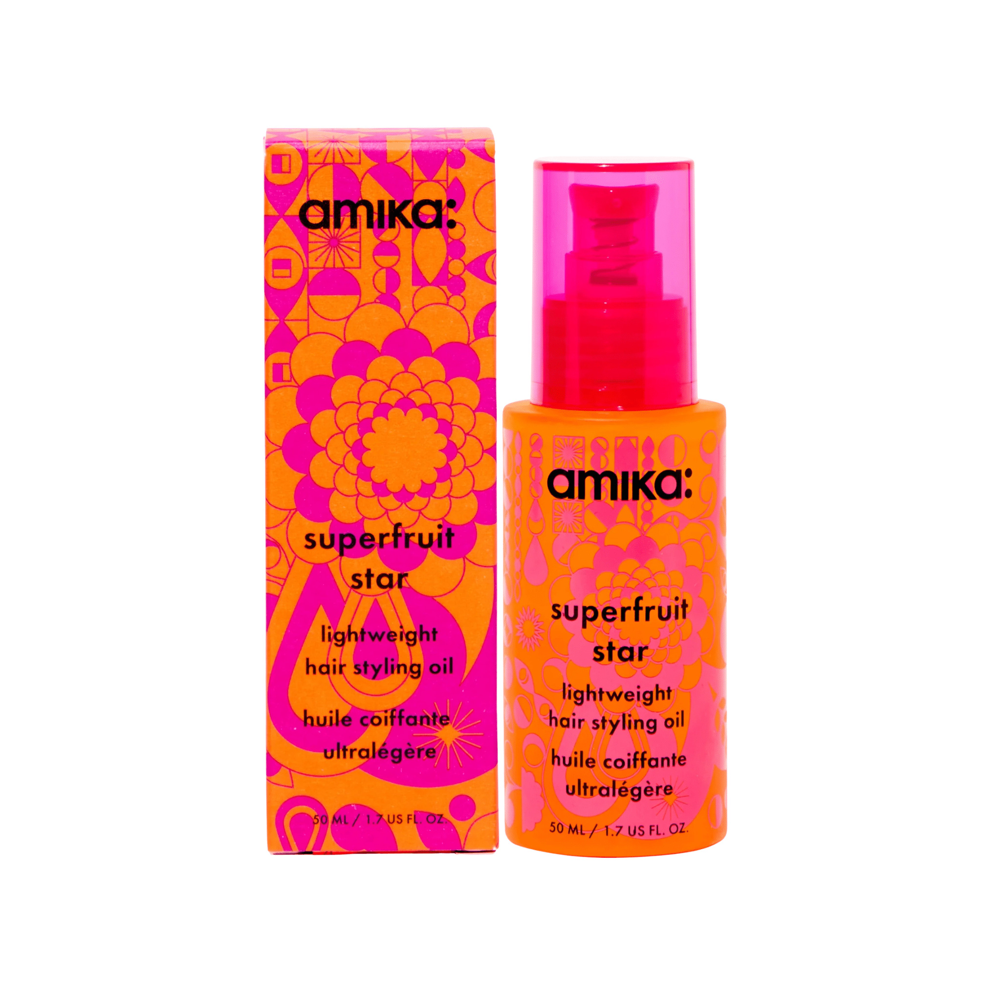 Amika. Huile Coiffante Ultra Légère Superfruit Star - 50 ml - Concept C. Shop