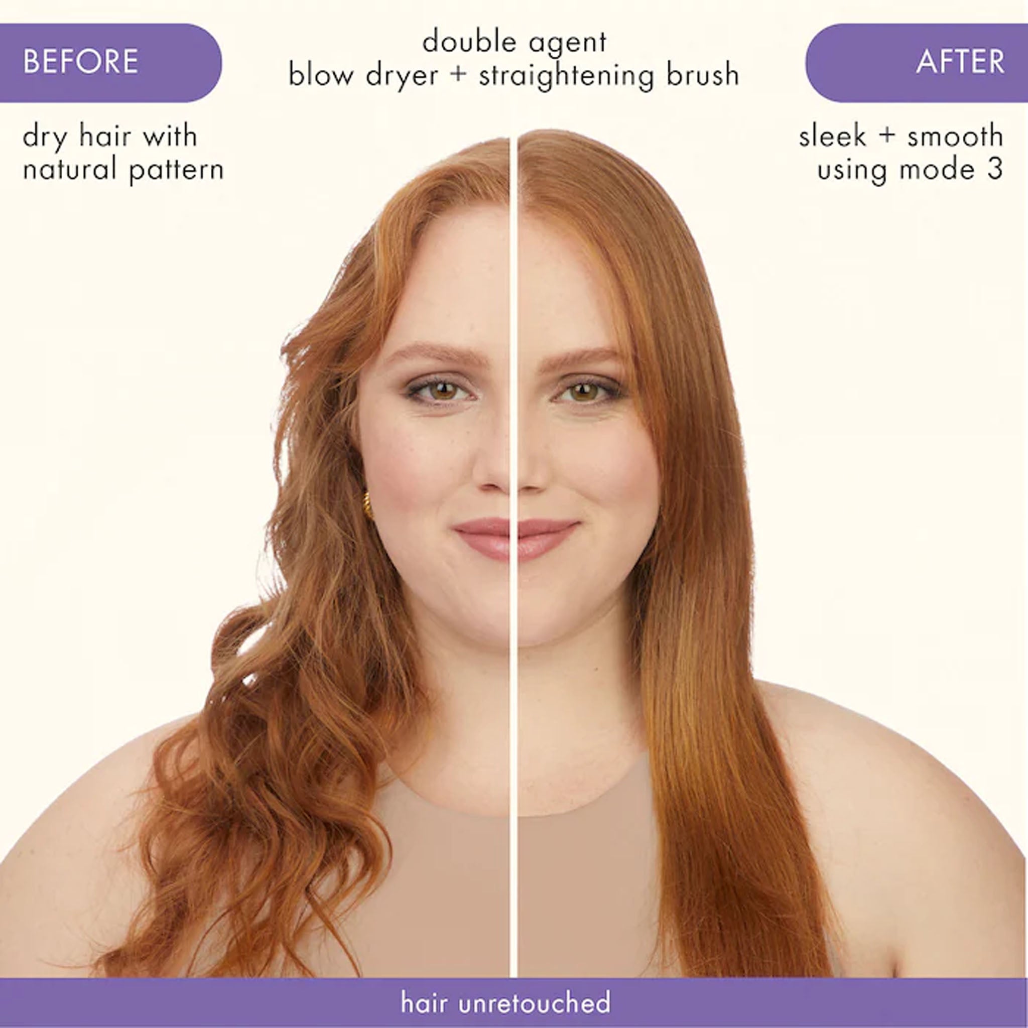 Amika. Séchoir + Brosse 2 en 1 Double Agent - Concept C. Shop