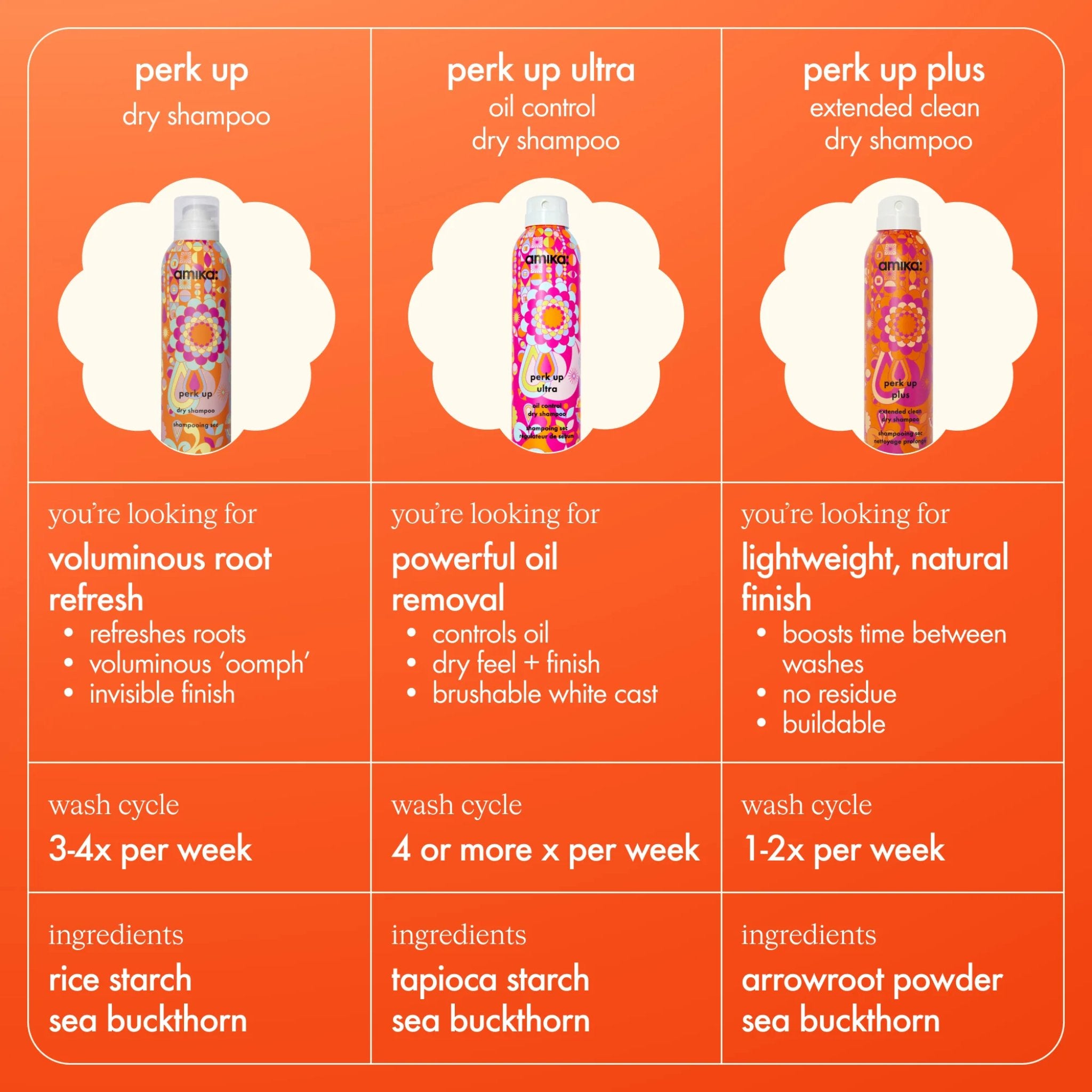 Amika. Shampoing Sec Perk Up - 189 ml - Concept C. Shop