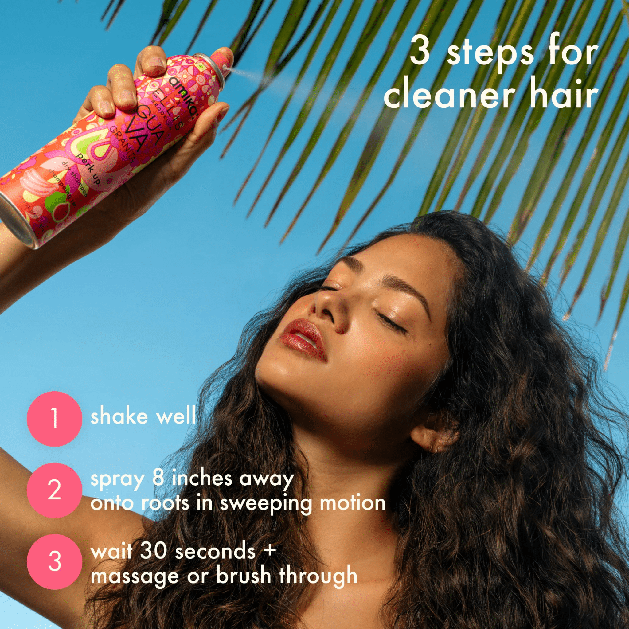 Amika. Shampoing Sec Perk Up Édition Limitée - Guava Granita - 189 ml - Concept C. Shop