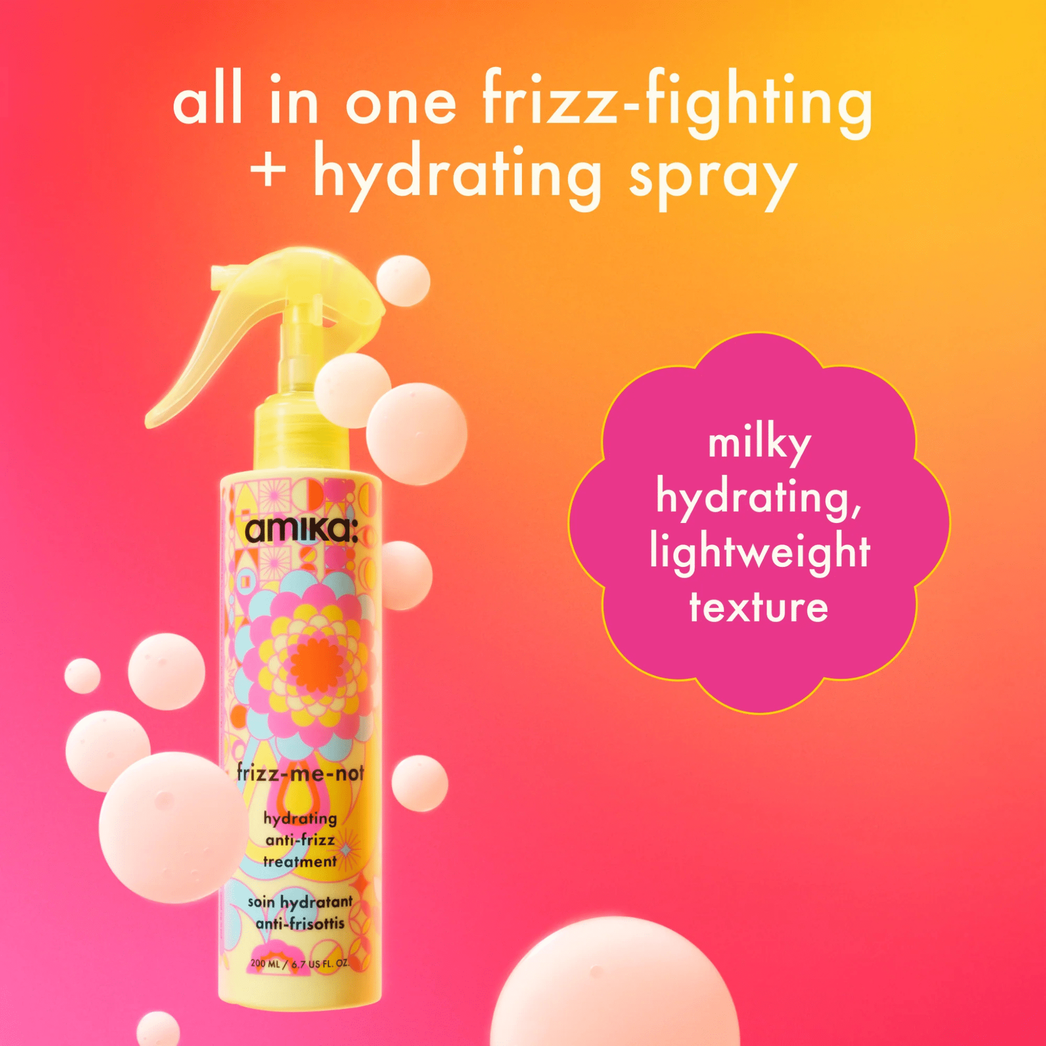 Amika. Soin Hydratant Anti - Frisottis Frizz - Me - Not - 200 ml - Concept C. Shop