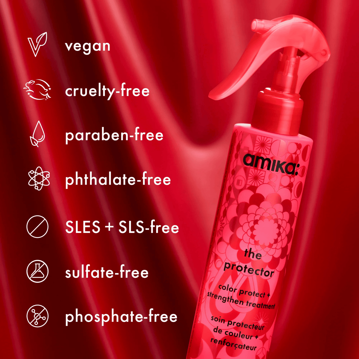 Amika. Soin Protecteur De Couleur Et Renforçateur The Protector - 60 ml - Concept C. Shop