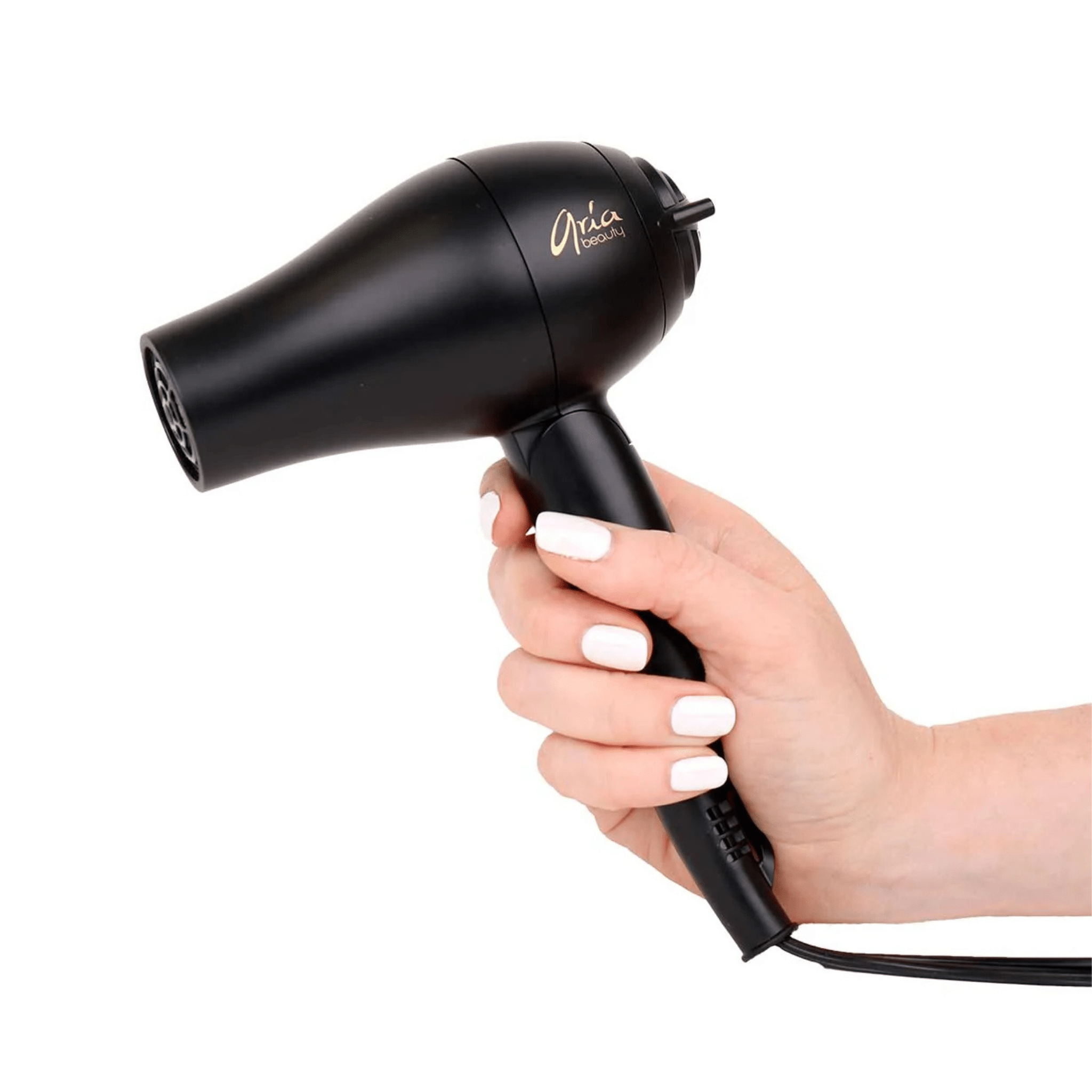 Aria Beauty. Mini Séchoir De Voyage Pliable - Noir - Concept C. Shop