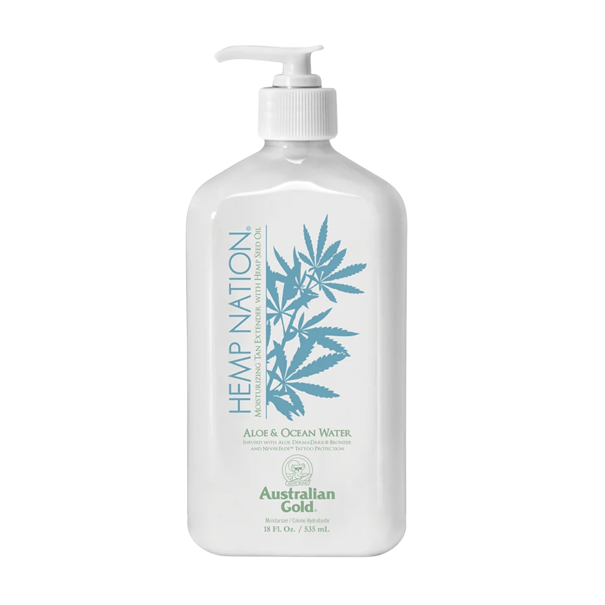 Australian Gold. Hemp Nation Prolongateur De Bronzage Aloe & Ocean Water - 535 ml - Concept C. Shop