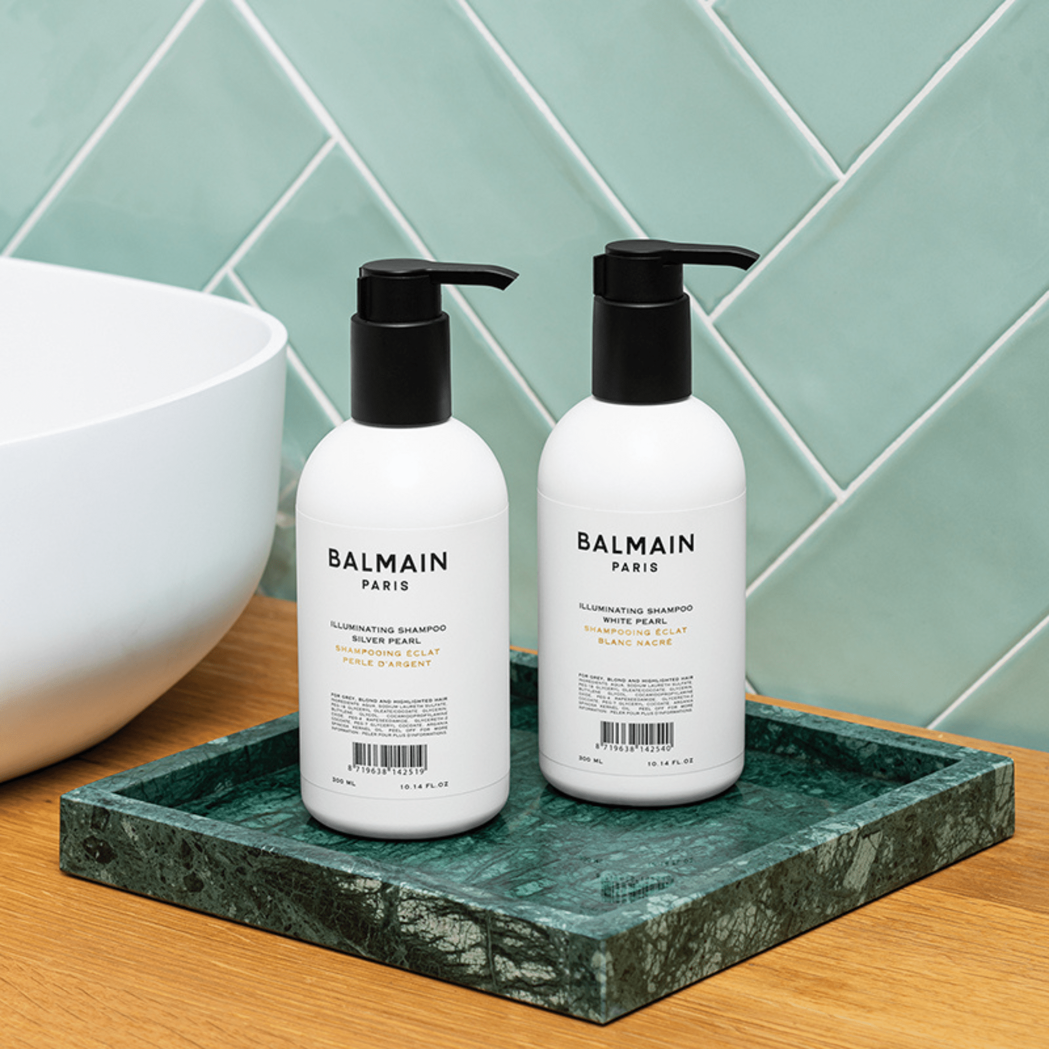 Balmain. Shampoing Violet Éclat Blanc Nacré - 300 ml (Lancement le 30 Octobre) - Concept C. Shop