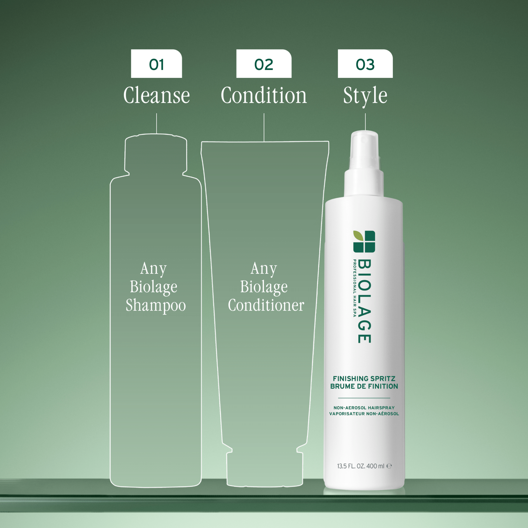 Biolage. Brume De Finition Sans - Aérosol Finishing Spritz - 400 ml - Concept C. Shop