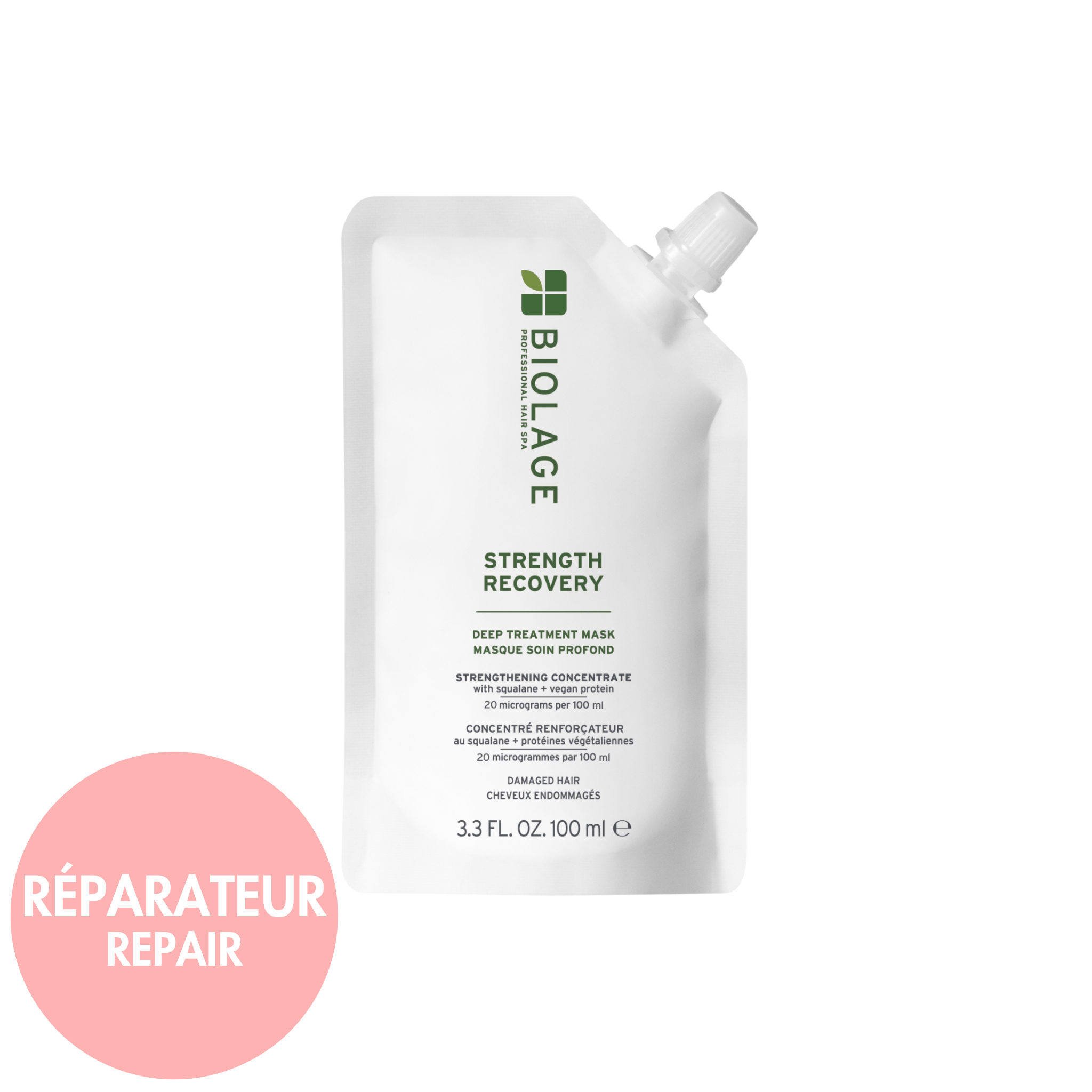 Biolage. Masque Soin Profond Strength Recovery - 100 ml - Concept C. Shop