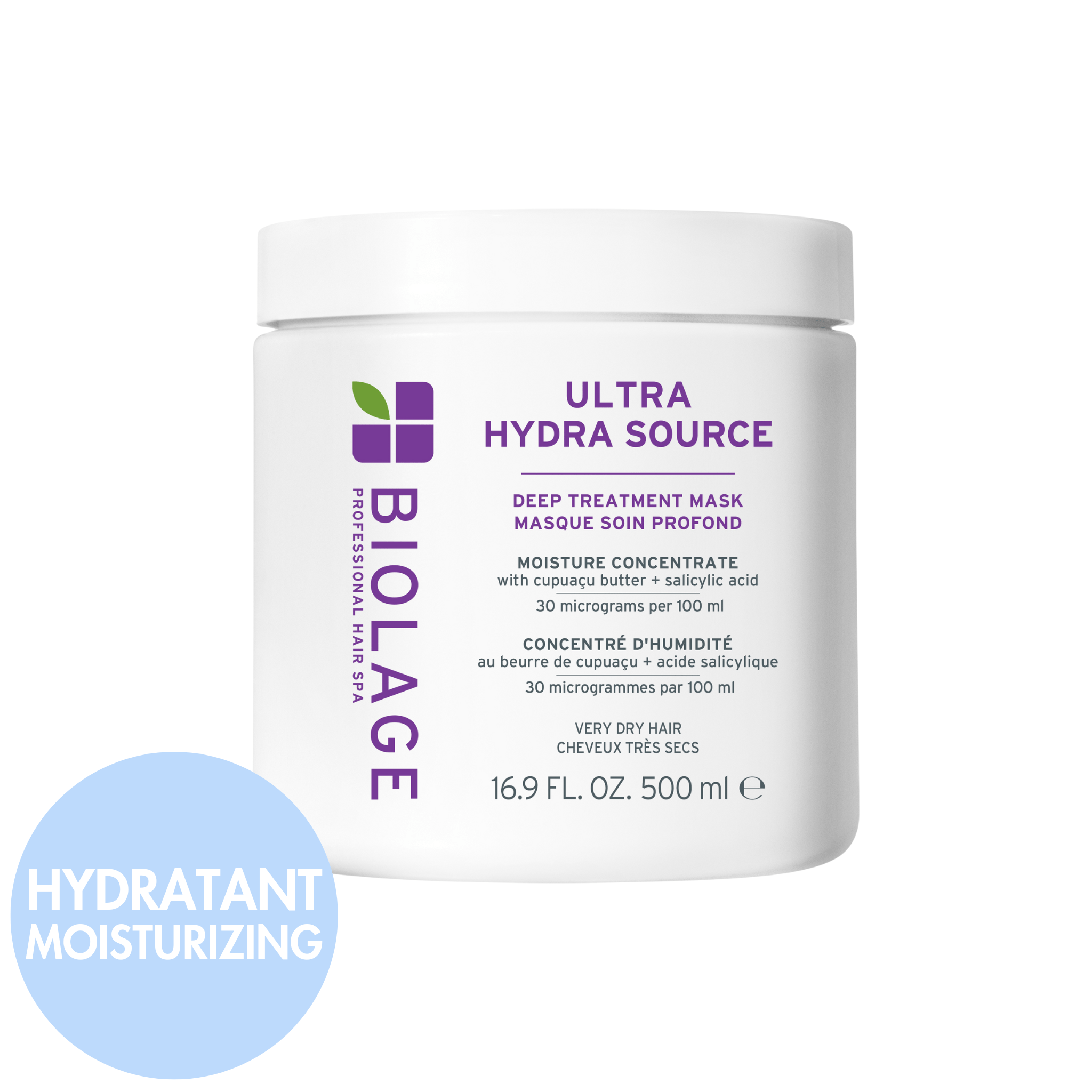 Biolage. Masque Soin Profond Ultra Hydra Source - 500 ml - Concept C. Shop