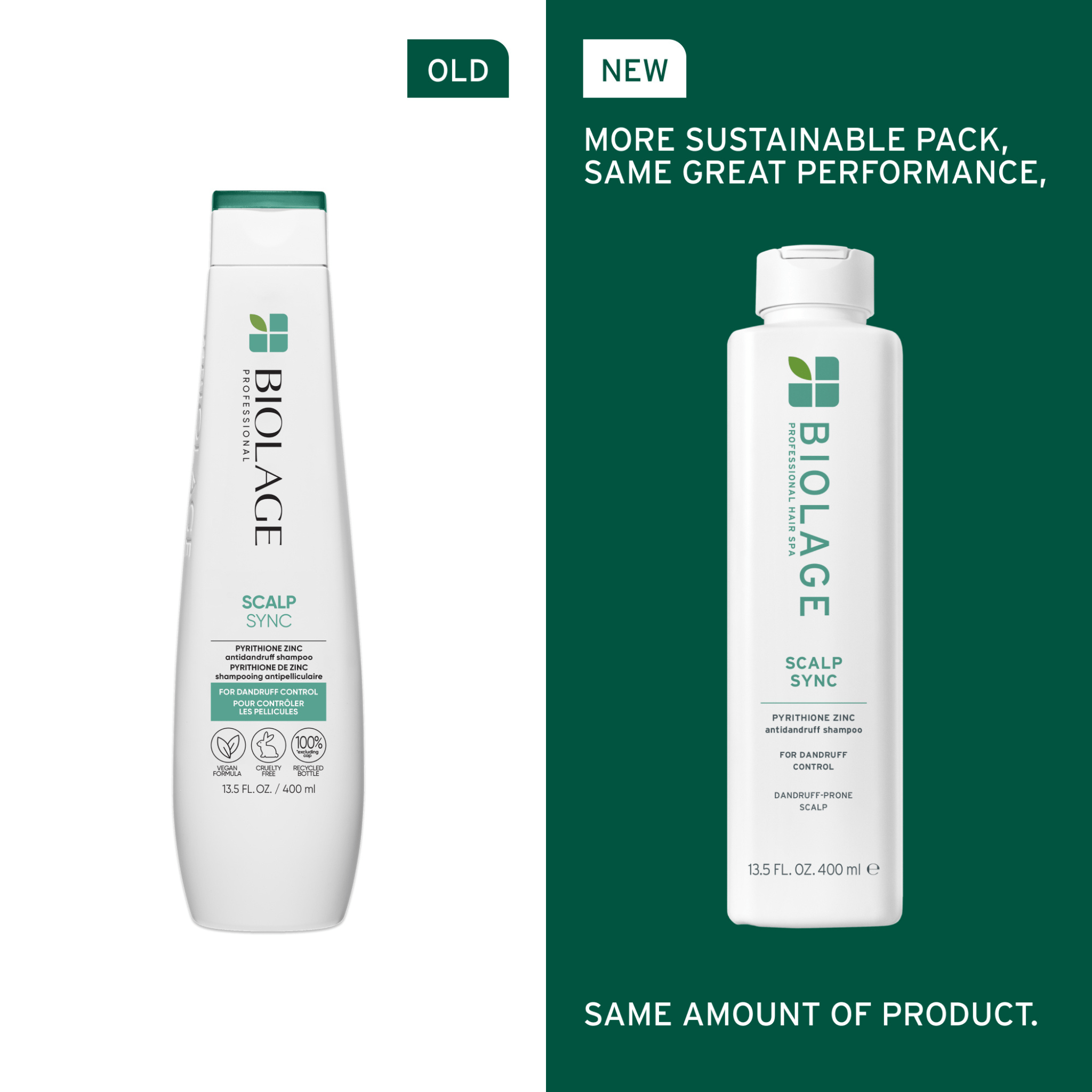 Biolage. Shampoing Anti - Pelliculaire Scalp Sync - 400 ml - Concept C. Shop