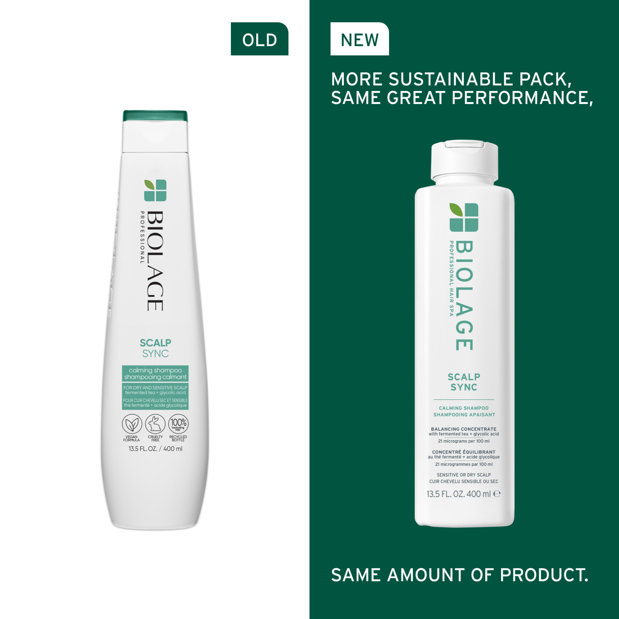 Biolage. Shampoing Apaisant Scalp Sync - 400 ml - Concept C. Shop