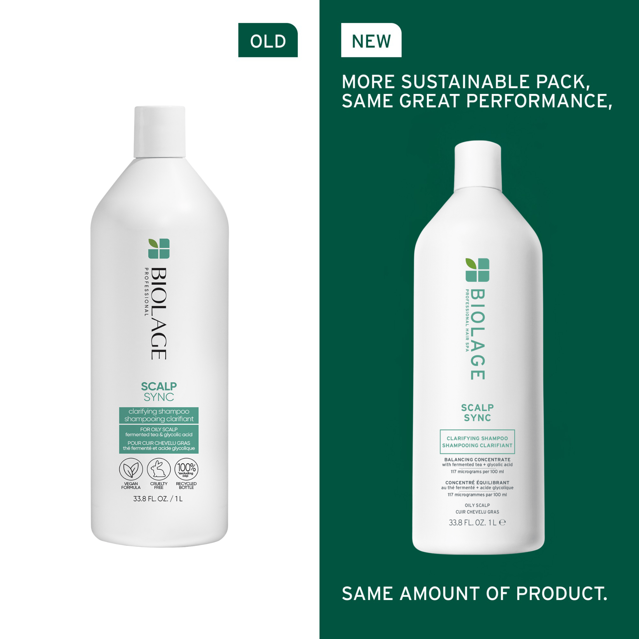 Biolage. Shampoing Clarifiant Scalp Sync - 1000 ml - Concept C. Shop