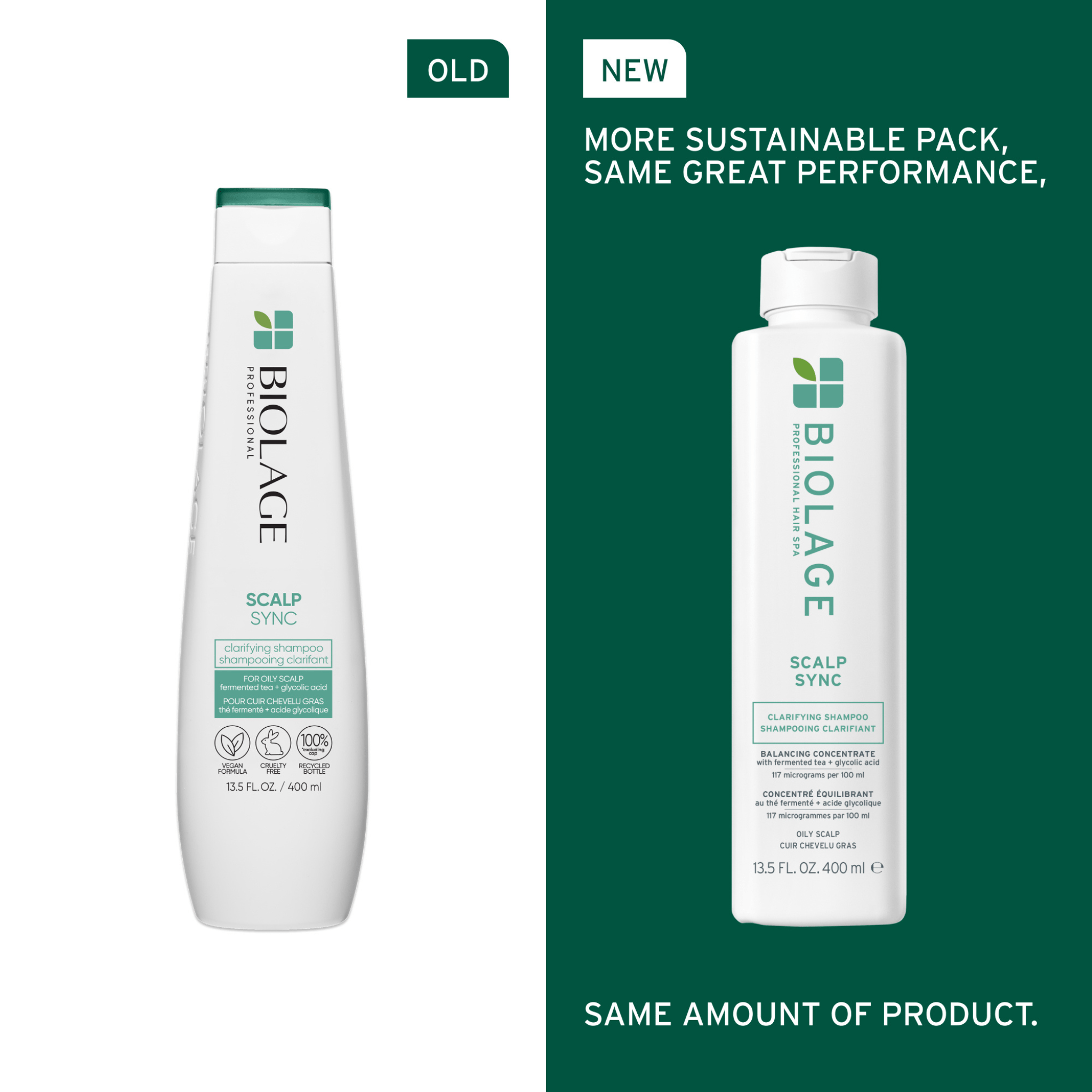 Biolage. Shampoing Clarifiant Scalp Sync - 400 ml - Concept C. Shop