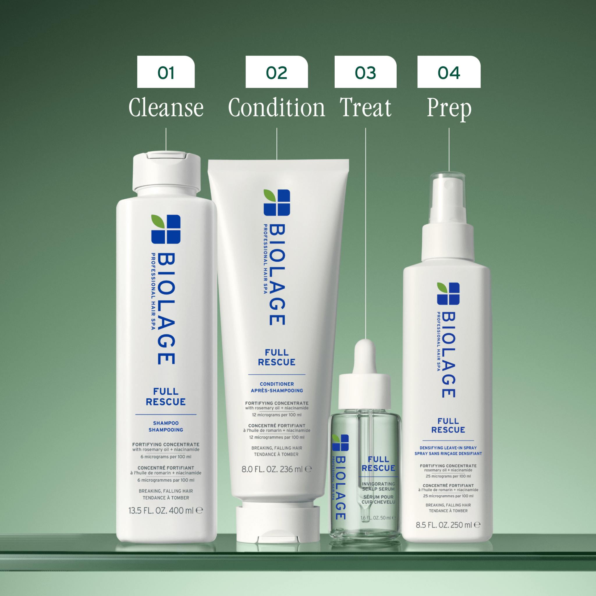 Biolage. Shampoing Fortifiant Full Rescue - 1000 ml - Concept C. Shop
