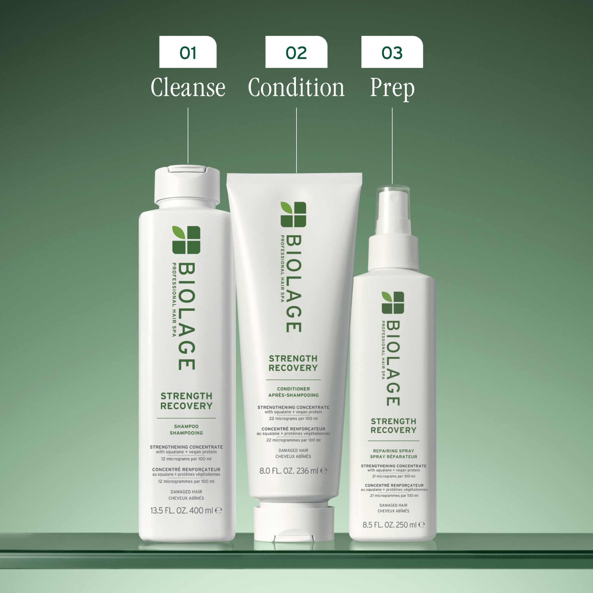 Biolage. Shampoing Strength Recovery - 1000 ml - Concept C. Shop