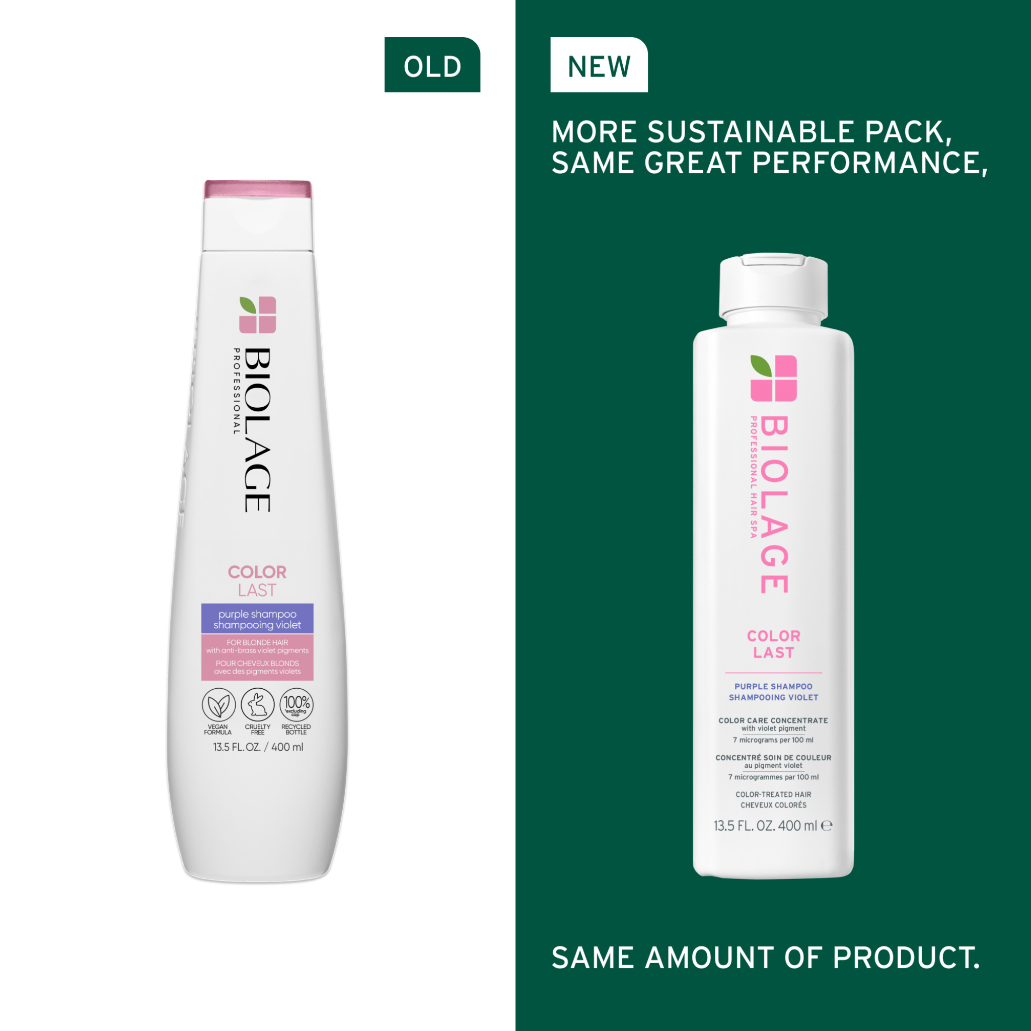 Biolage. Shampoing Violet Color Last - 400 ml - Concept C. Shop