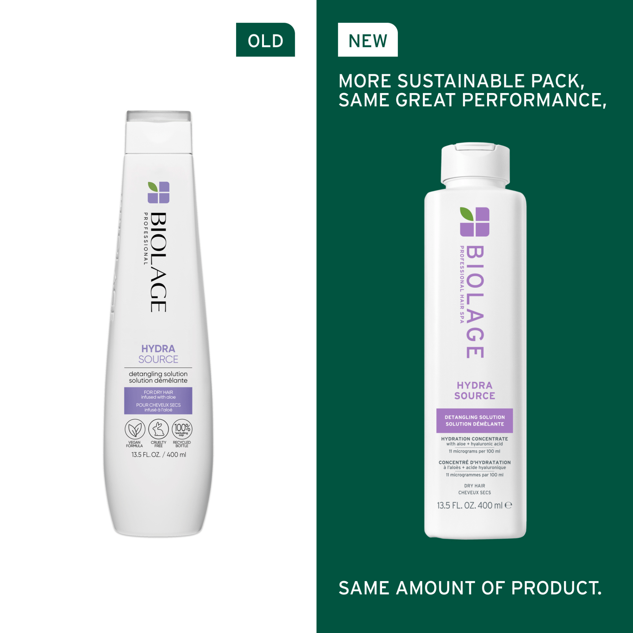 Biolage. Solution Démêlante Hydra Source - 400 ml - Concept C. Shop