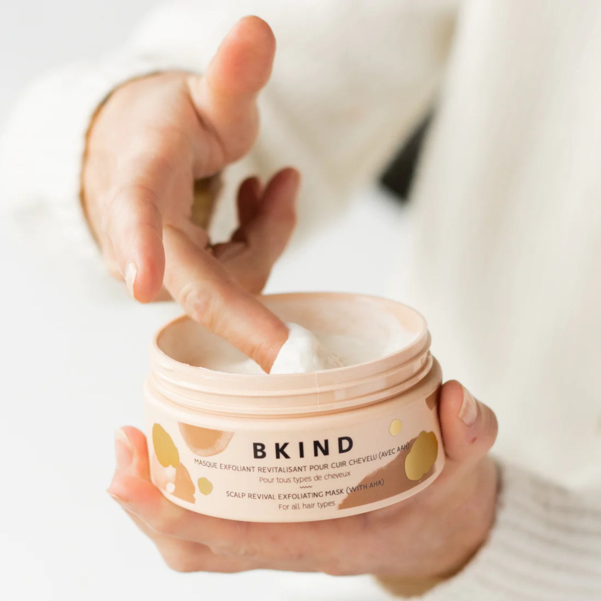 BKIND. Masque Exfoliant Revitalisant pour Cuir Chevelu Avec AHA - 200 ml - Concept C. Shop