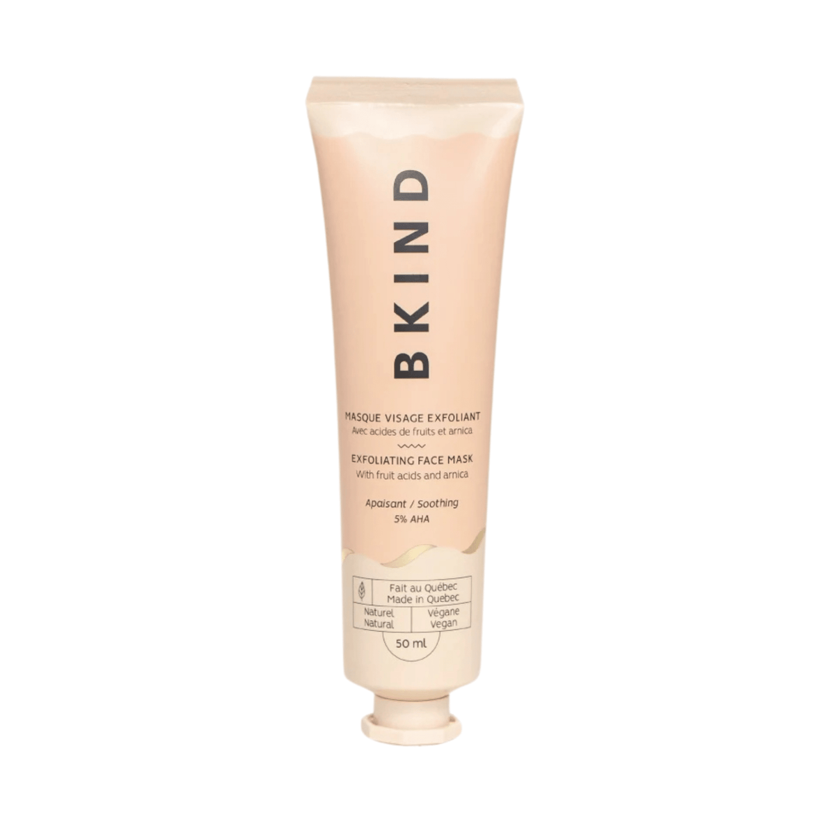 BKIND. Masque Visage Exfoliant Apaisant avec AHA - 50 ml - Concept C. Shop